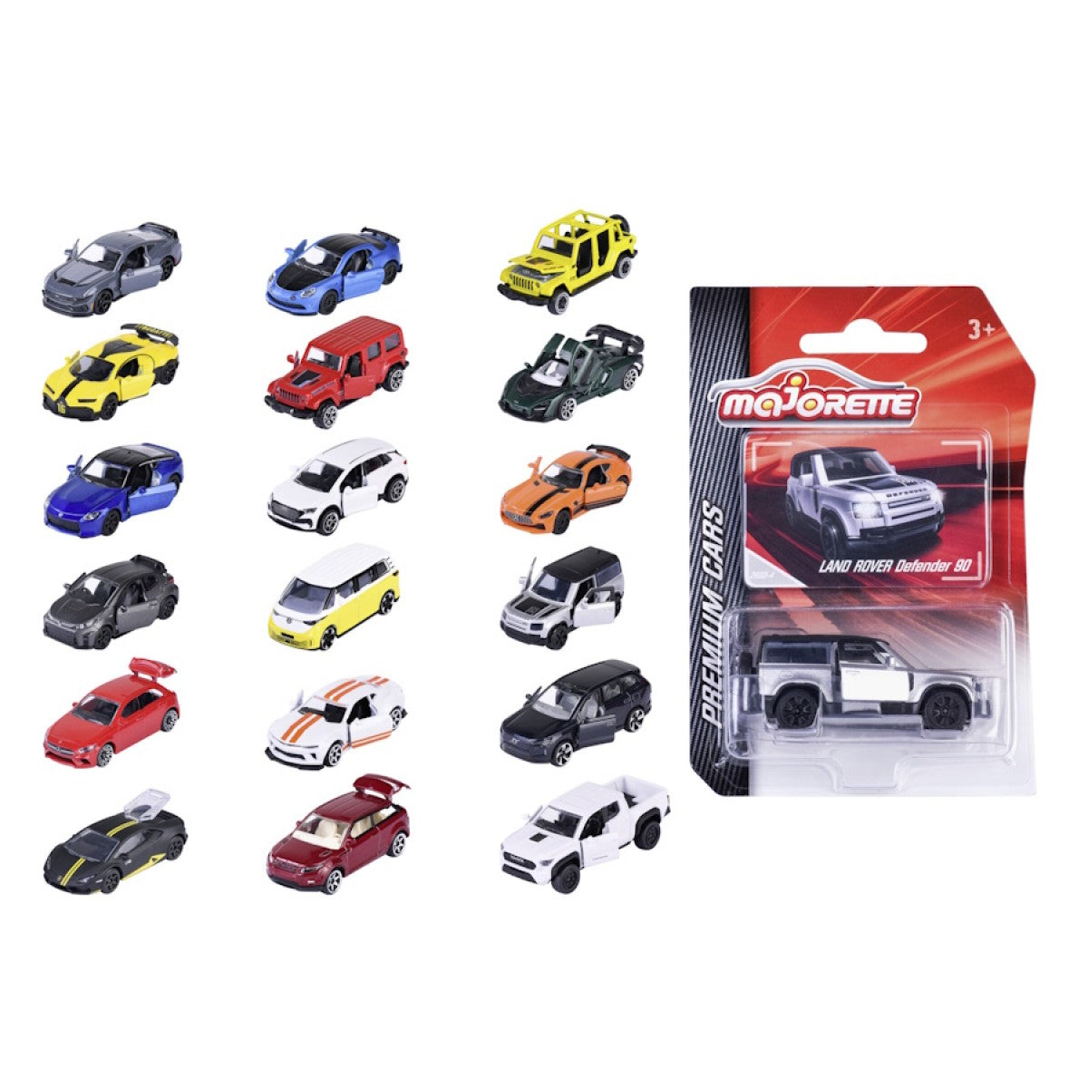 Majorette Premium Diecast Cars Assorted Styles