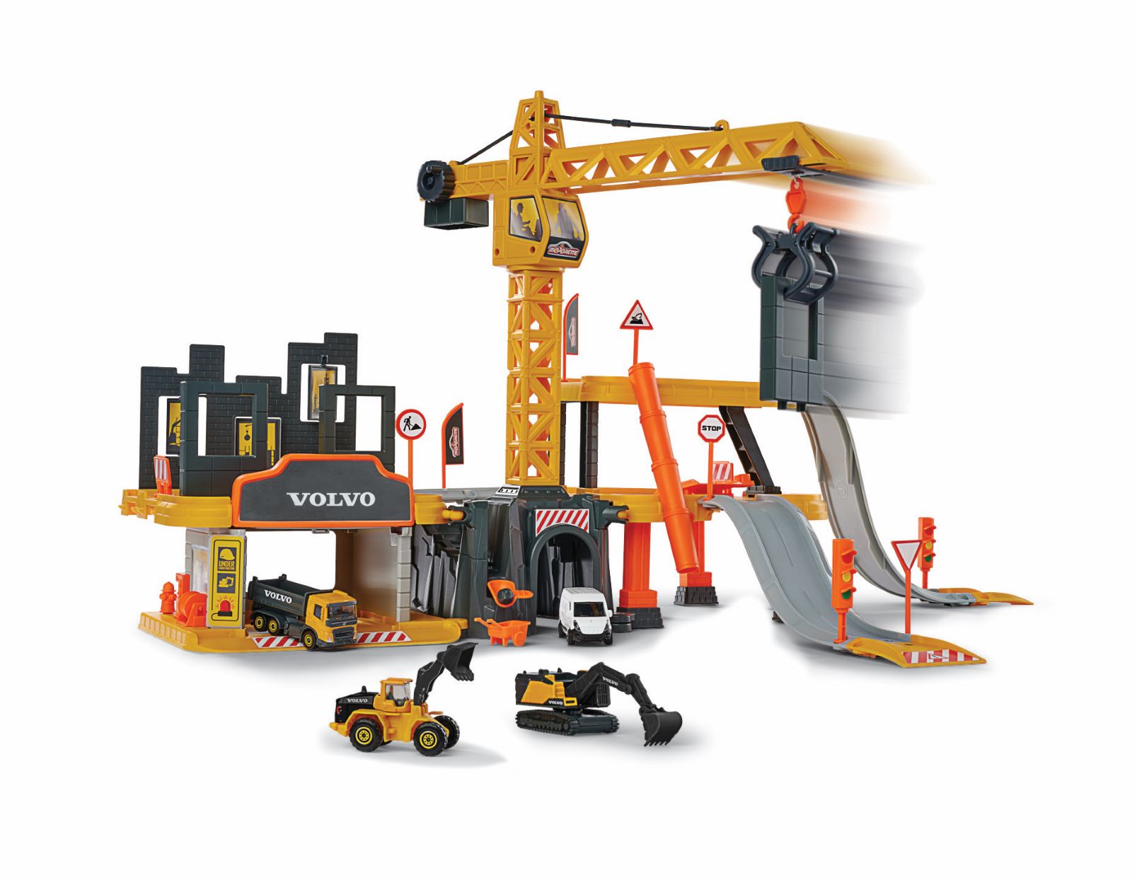 Majorette Volvo Construction Playset