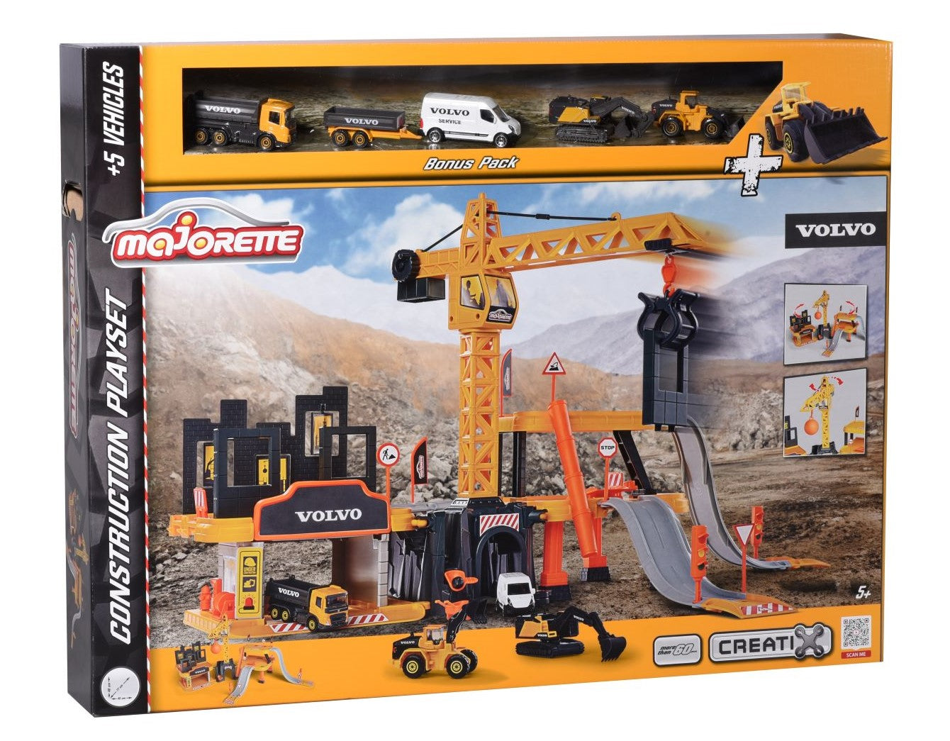 Majorette Volvo Construction Playset