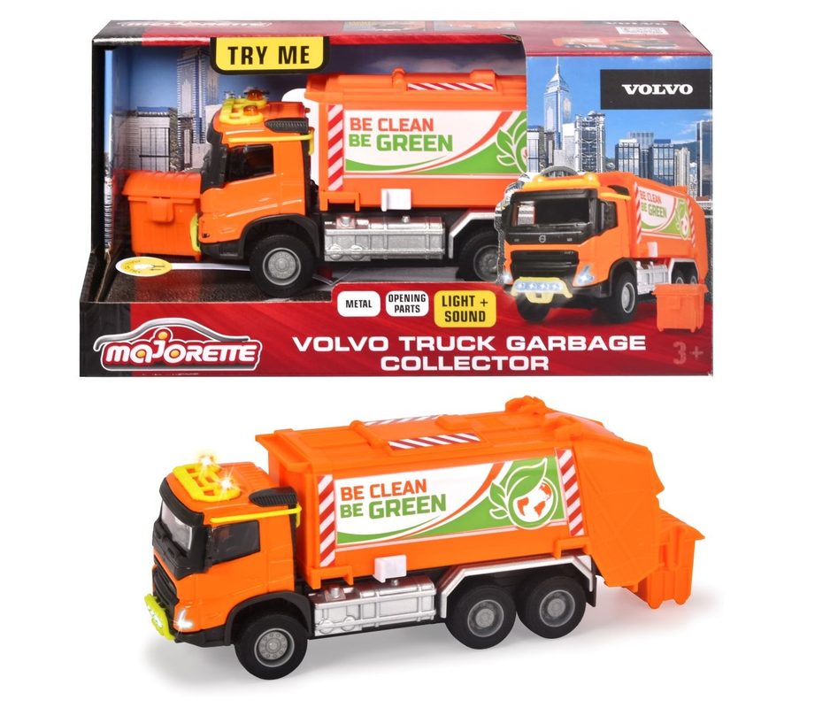 Majorette Grand Series 1:45 Volvo Garbage Truck