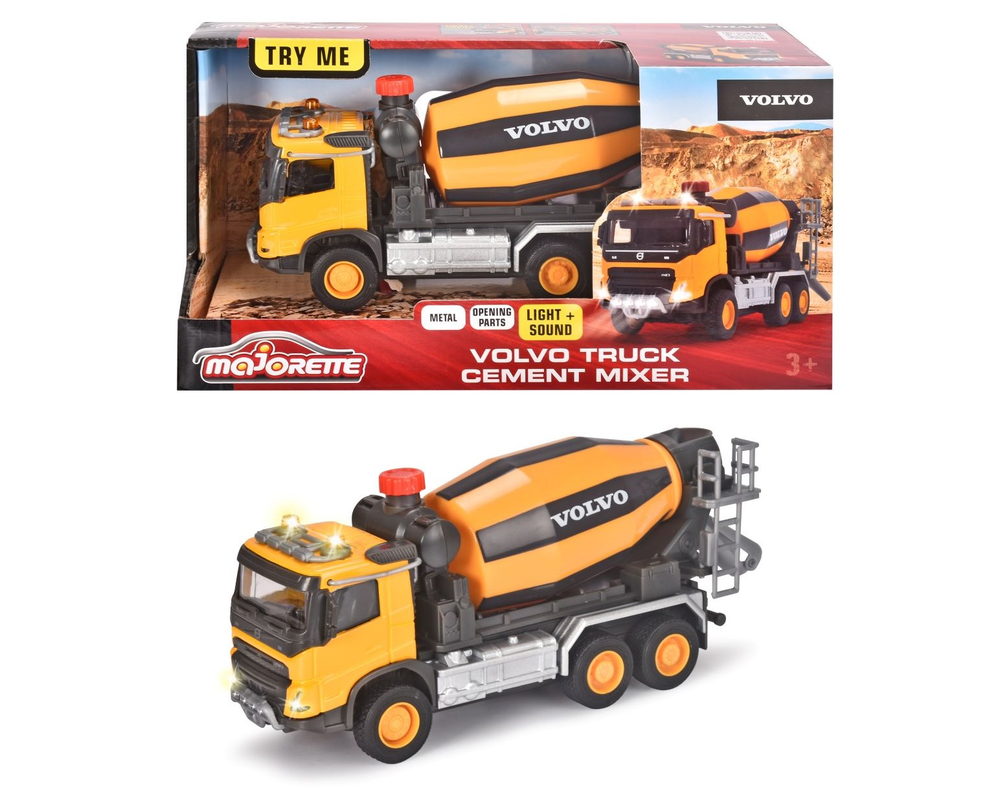 Majorette Grand Series 1:45 Volvo Truck Fmx Cement Mixer