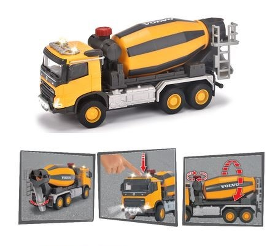 Majorette Grand Series 1:45 Volvo Truck Fmx Cement Mixer