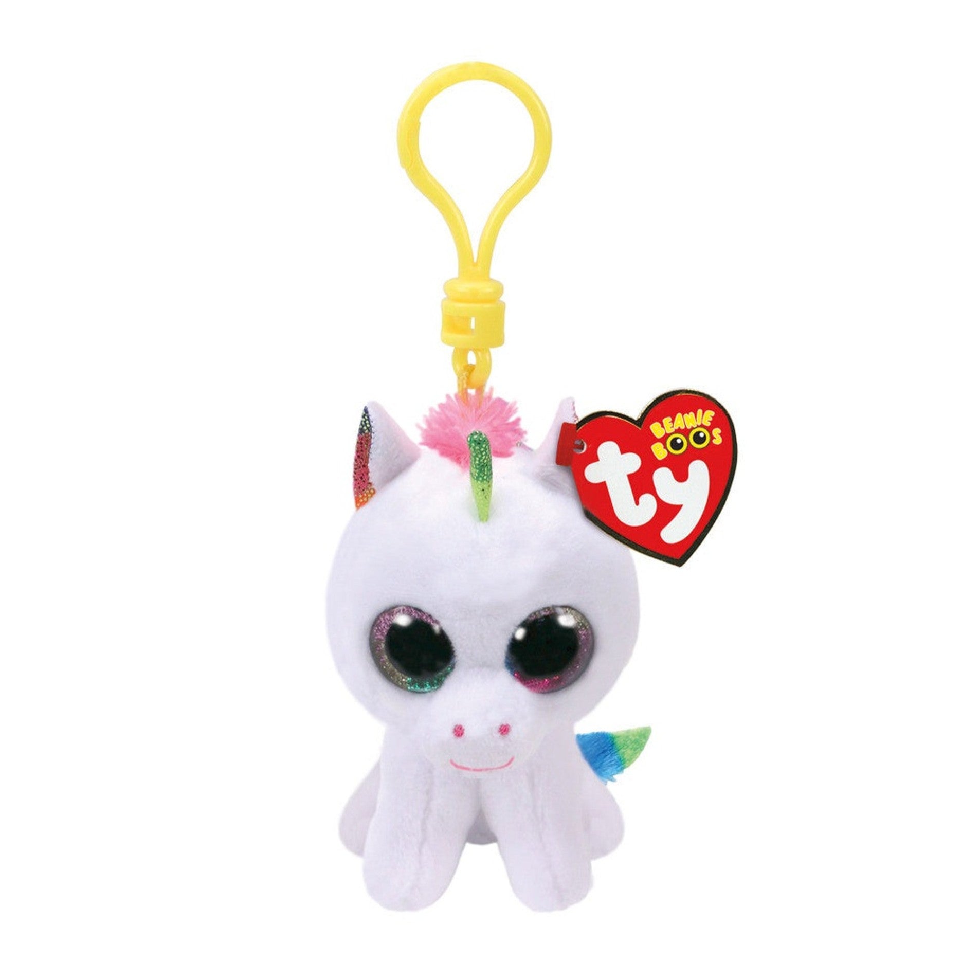 Ty Beanie Boos Clip - Pixy White Unicorn
