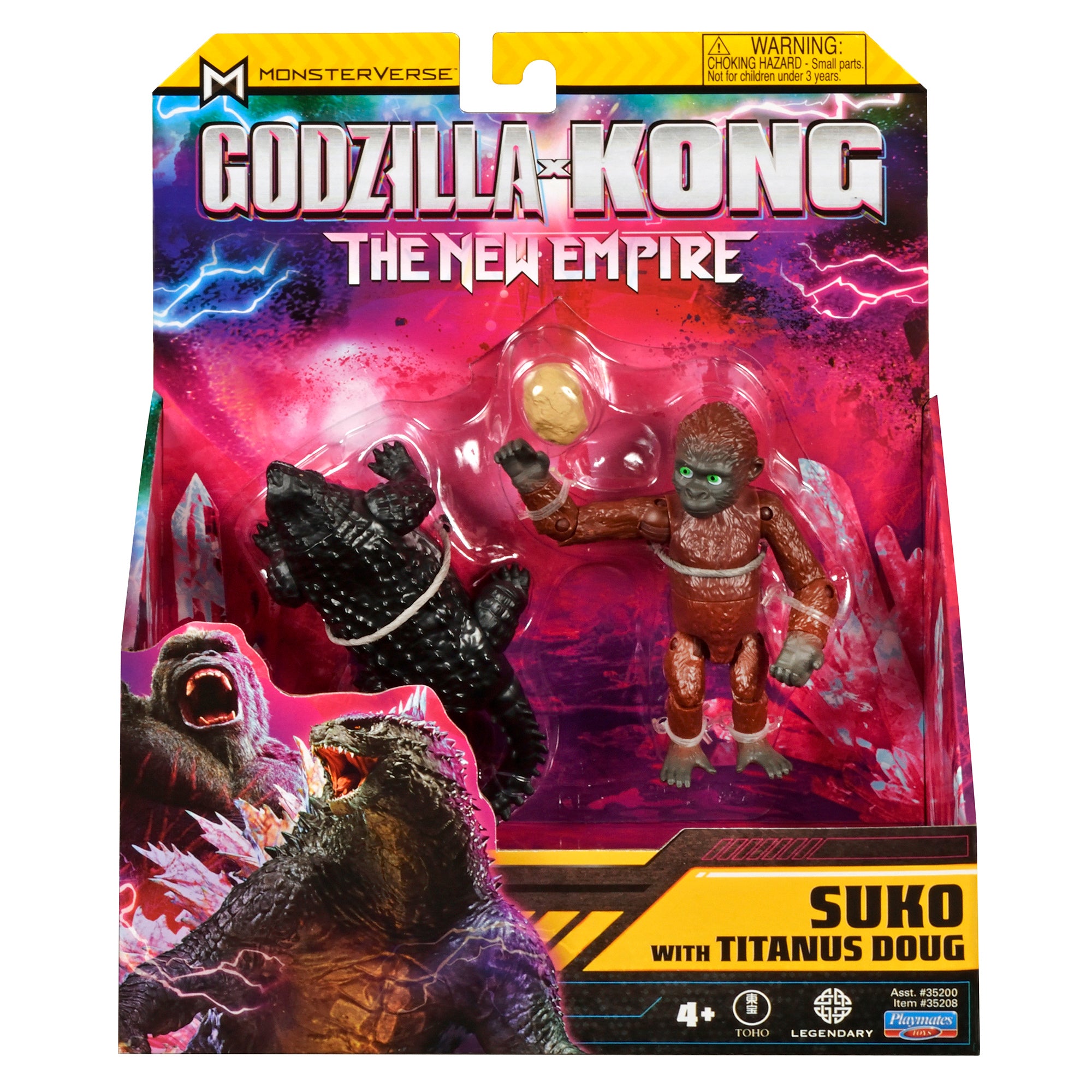 Godzilla x Kong The New Empire 6 Inch Figure - Suko with Titanus Doug