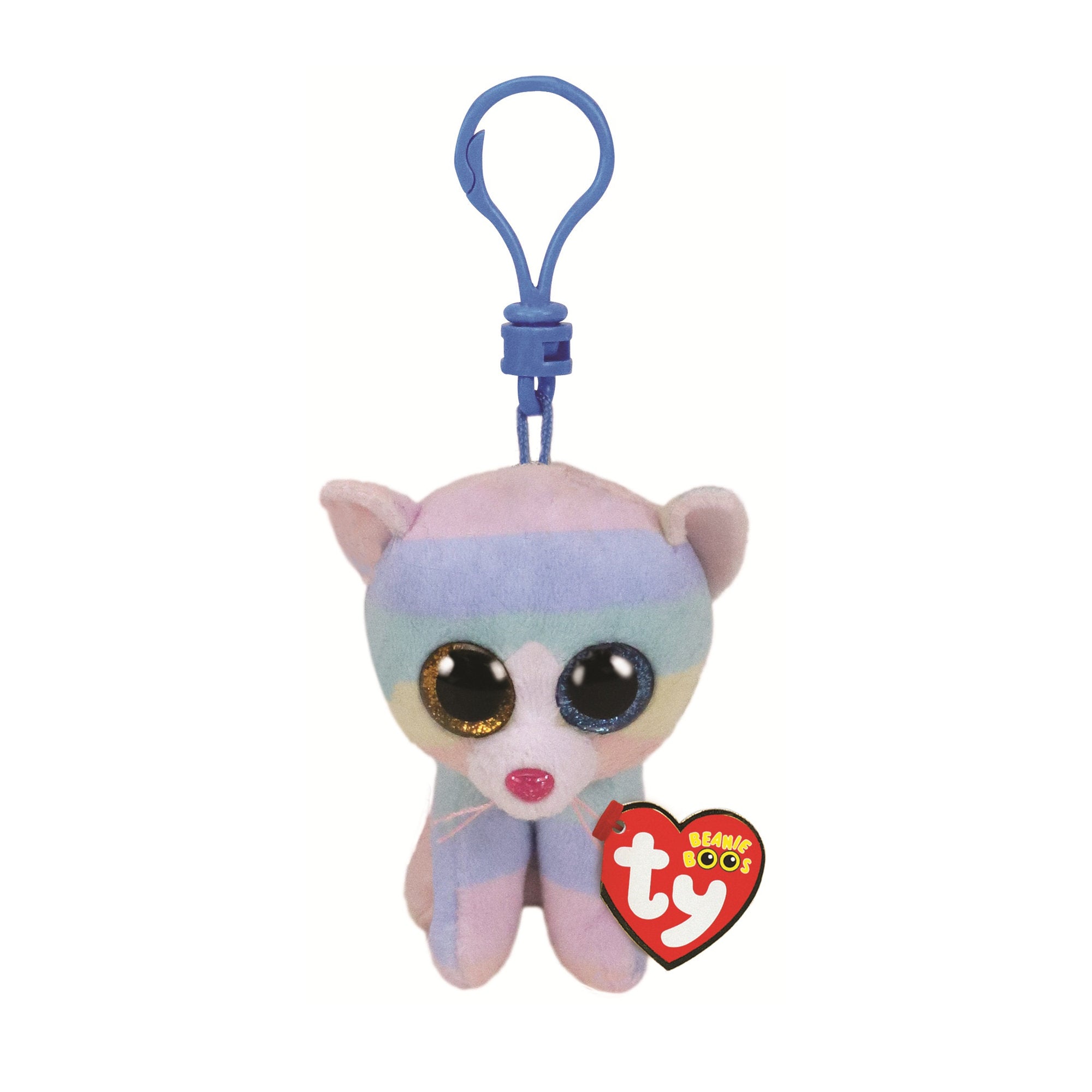 Ty Beanie Boos Clip - Heather Cat With Horn