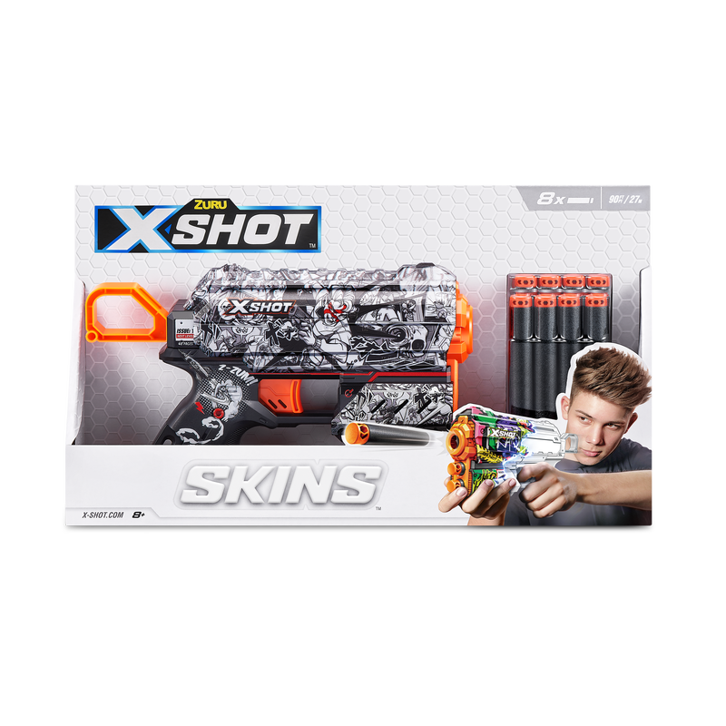 ZURU X Shot Skins Flux Dart Blaster Illustrate