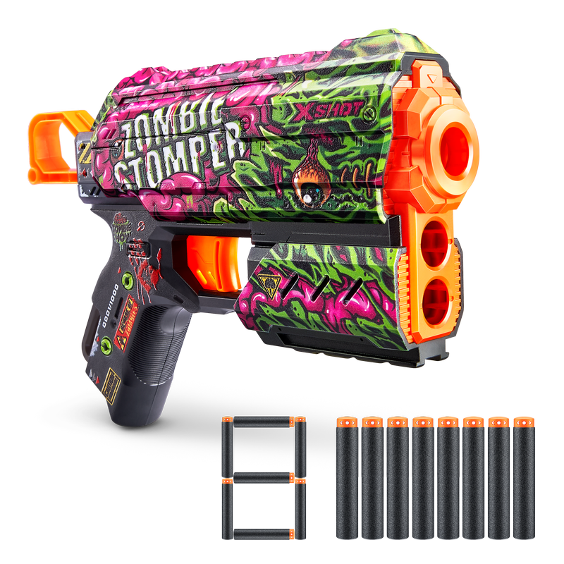 ZURU X Shot Skins Flux Blaster Zombie Stomper
