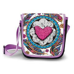 CRA-Z-ART SHIMMER 'N SPARKLE COLOUR YOUR OWN MAGIC SEQUIN MESSENGER BAG ASSORTED STYLES