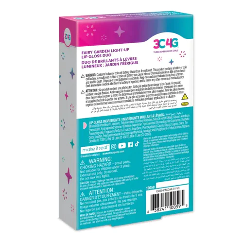 3C4G Fairy Garden Light-Up Lip Gloss Duo