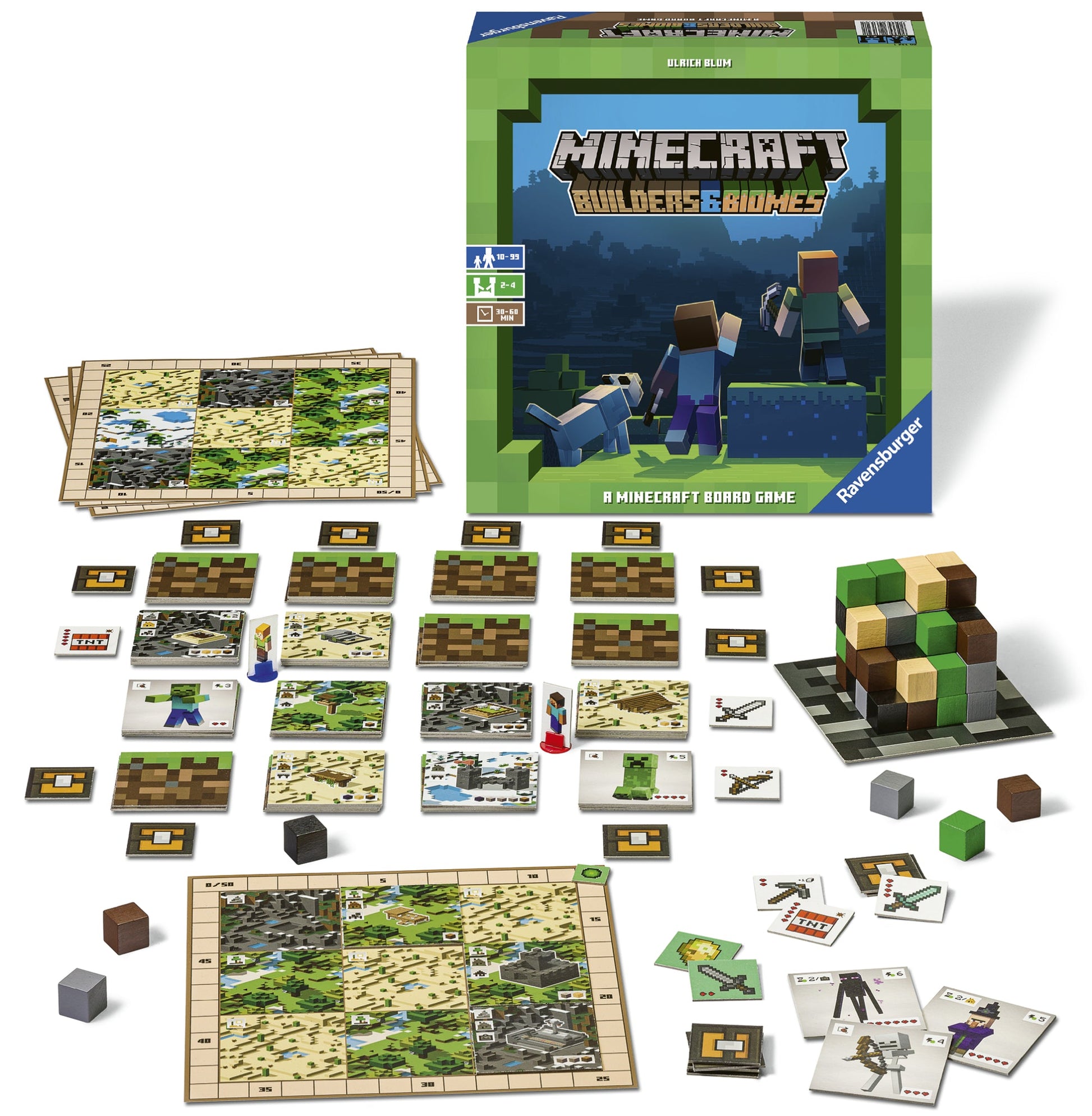 Ravensburger Minecraft Builders & Biomes Board Game - Toyworld NZ