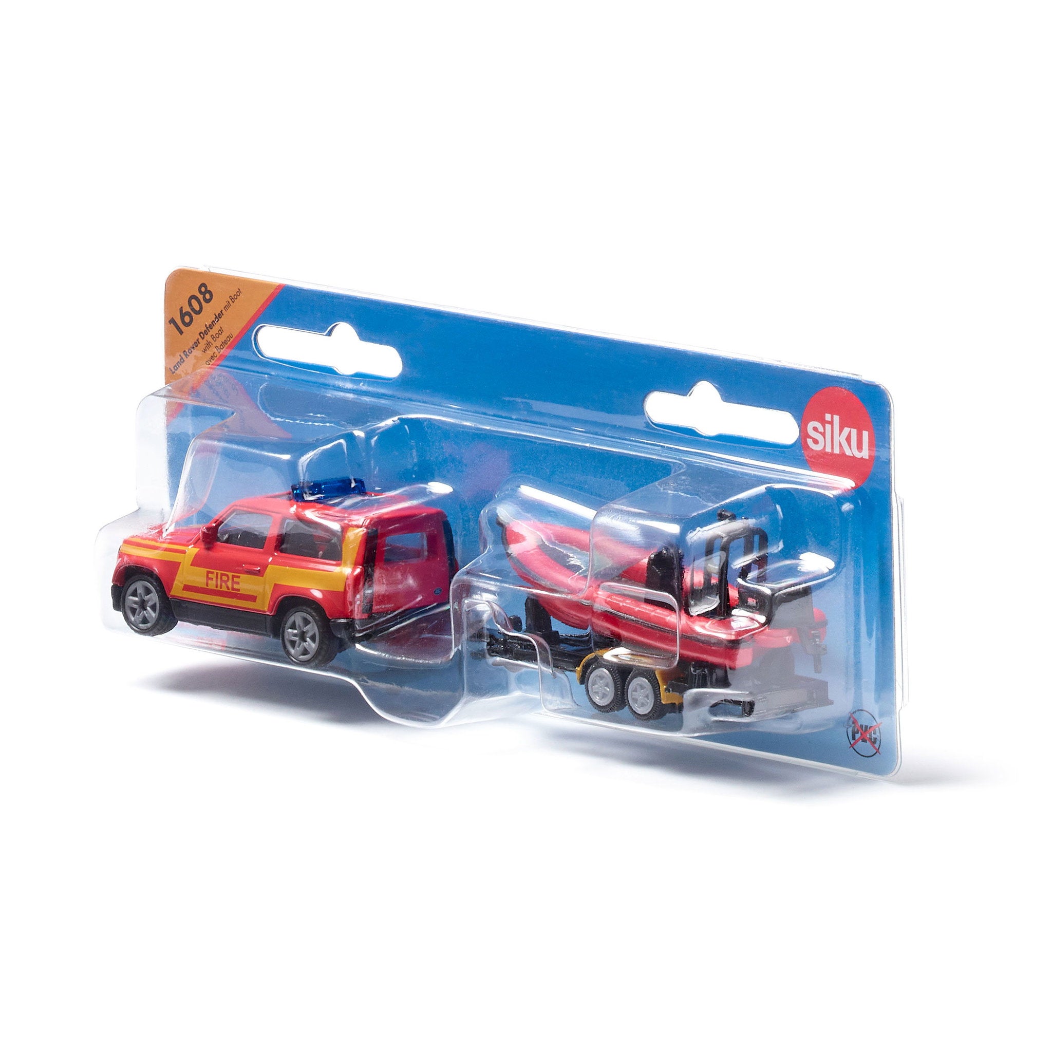 SIKU 1608 Land Rover Defender with Boat