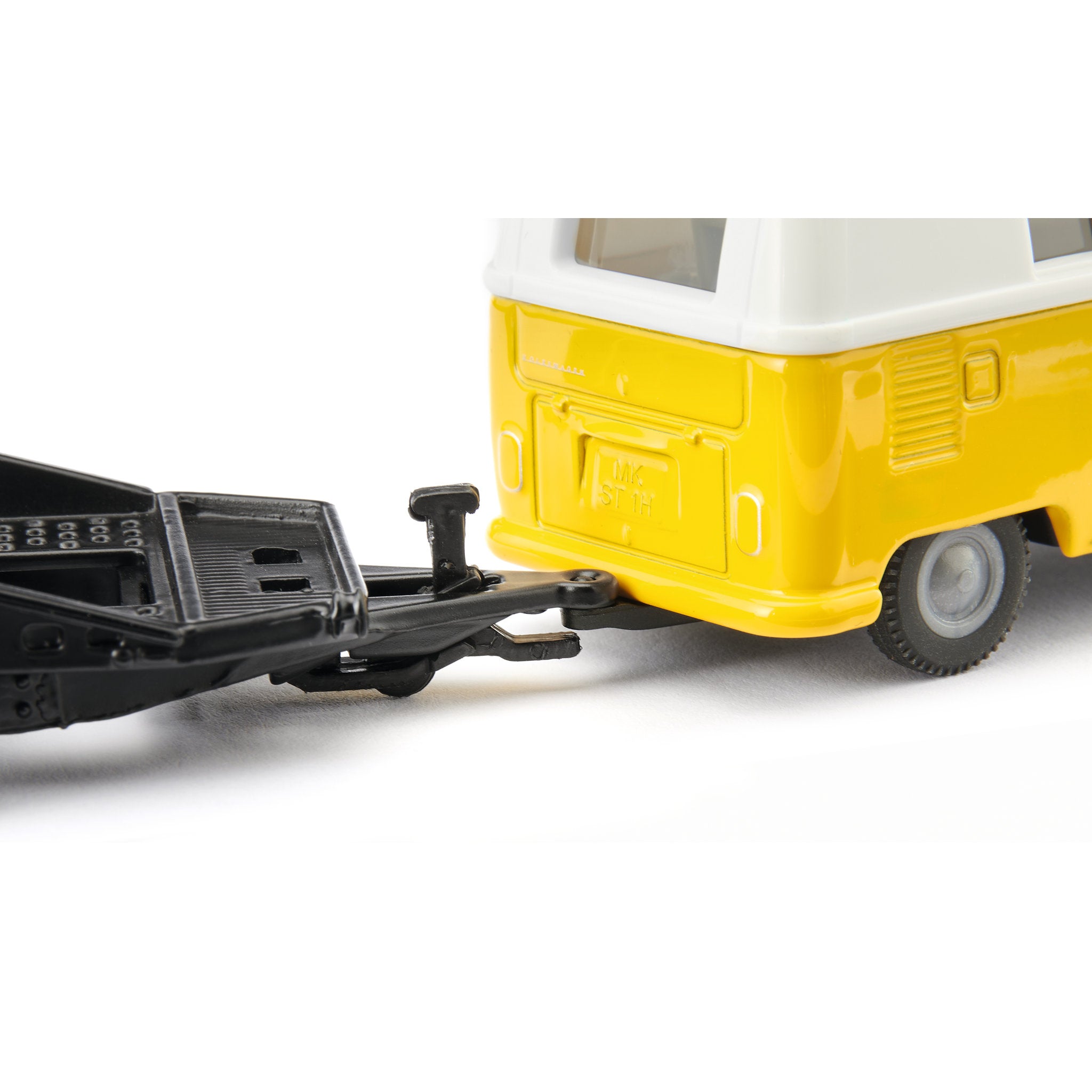 SIKU 1:50 2567 VW T1 with Trailer and Beetle