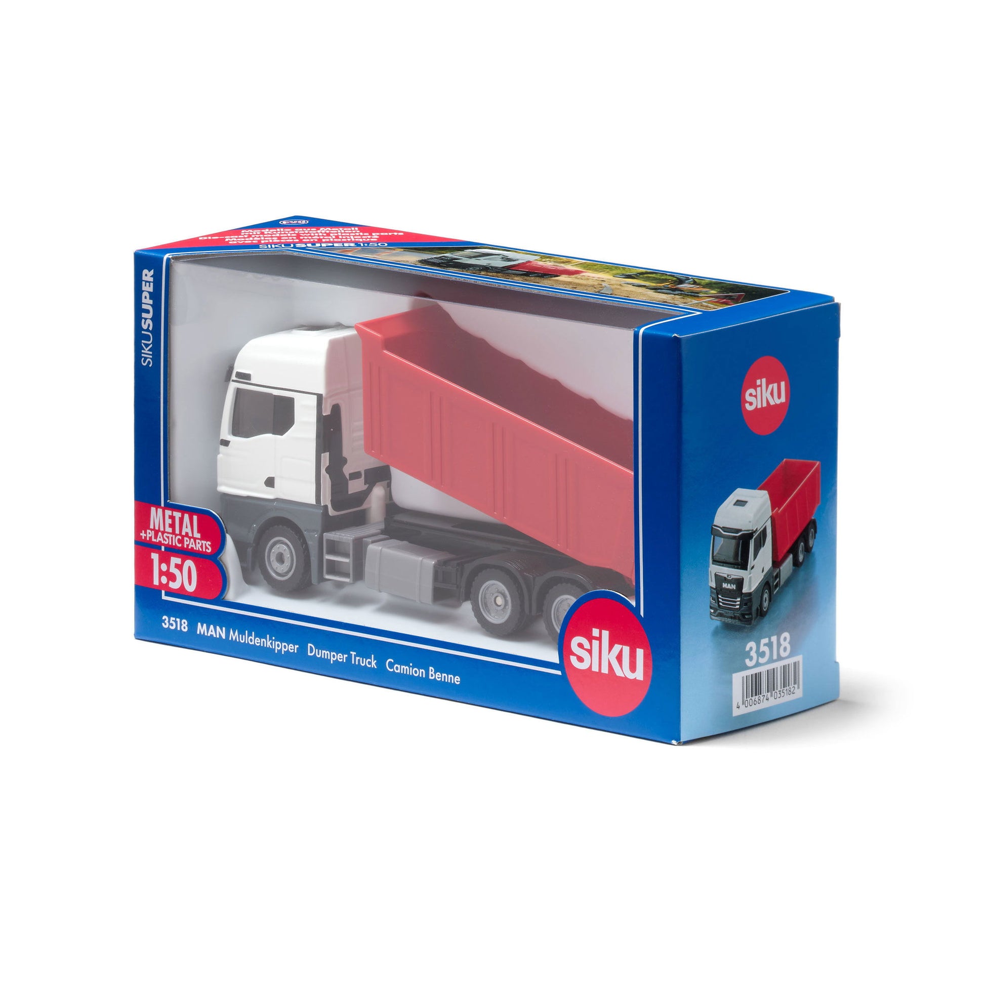 SIKU 1:50 3518 MAN Dumper Truck - Toyworld NZ