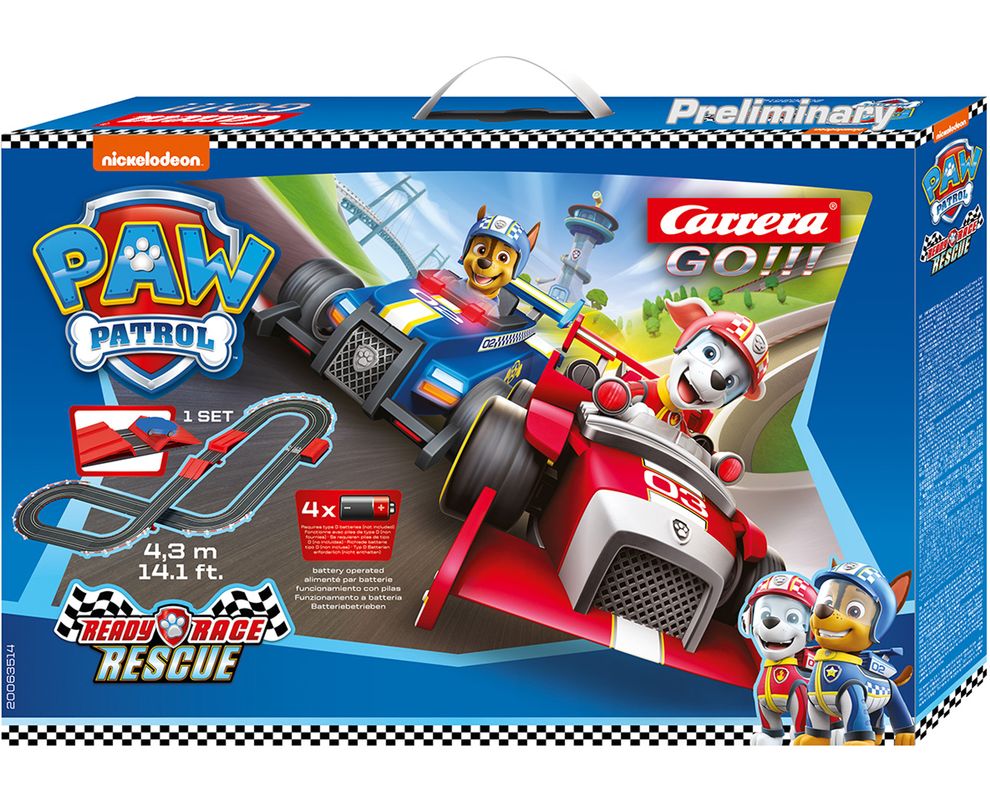 Carrera GO!!! Battery Set PAW Patrol - Ready - Toyworld NZ