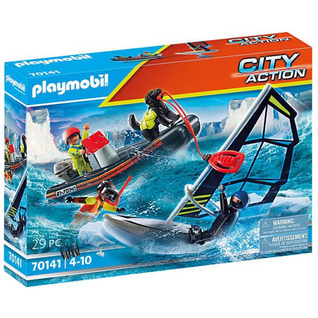 Playmobil 70141 City Action Water Rescue With Dog
