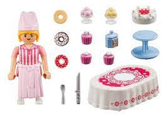 PLAYMOBIL 70381 SPECIAL PLUS BAKER WITH DESSERT TABLE