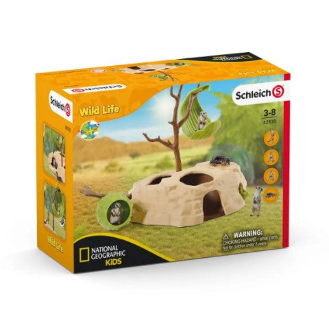 Schleich Wild Life Meerkat Hangout Set