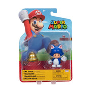 Super Mario 10cm Figure Cat Toad With Super Bell