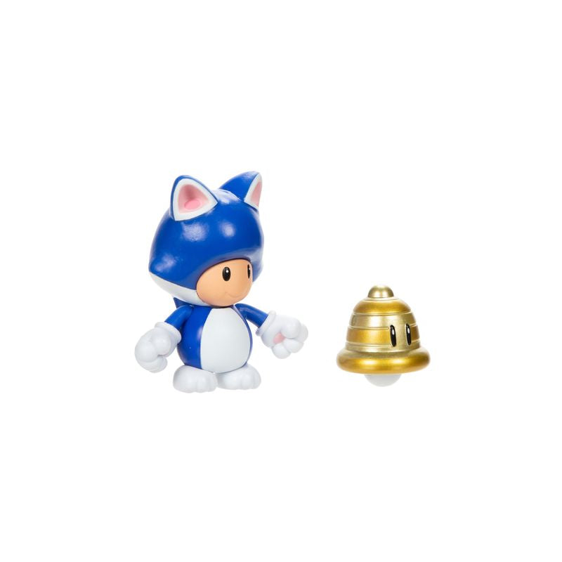 Super Mario 10cm Figure Cat Toad With Super Bell