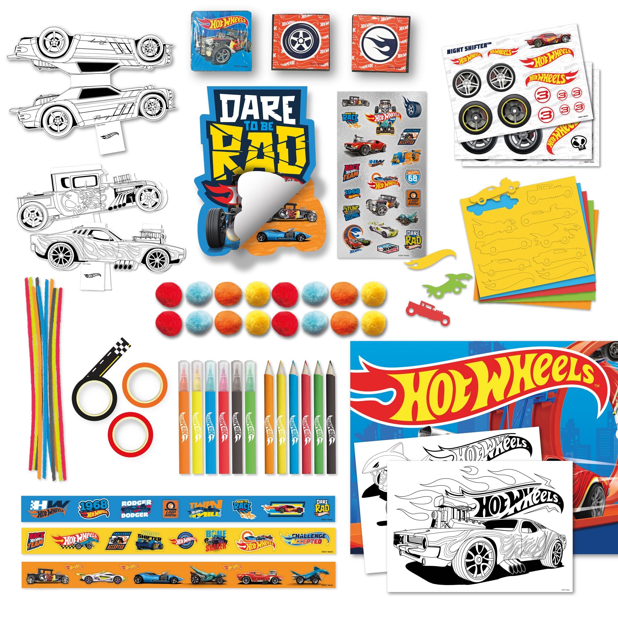 Hot Wheels Bumper Activity Set 250 Pieces