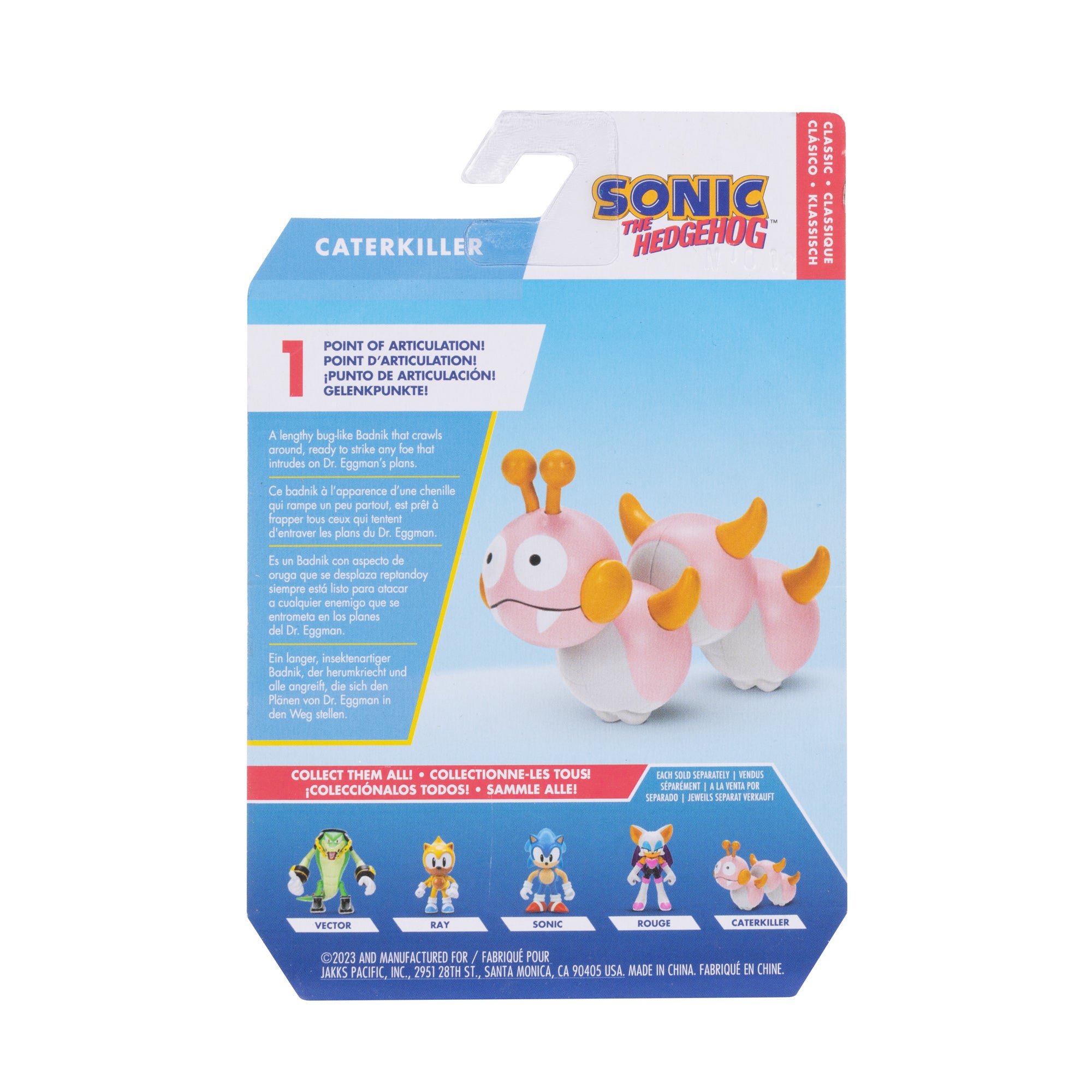 Sonic 6.3cm Figure Classic Caterkiller
