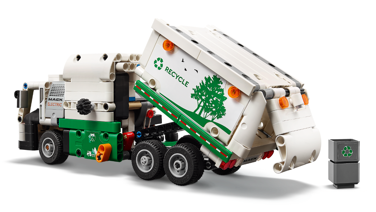 Toy Lego Technic Garbage Truck Instructions LEGO MOC LEGO Technic