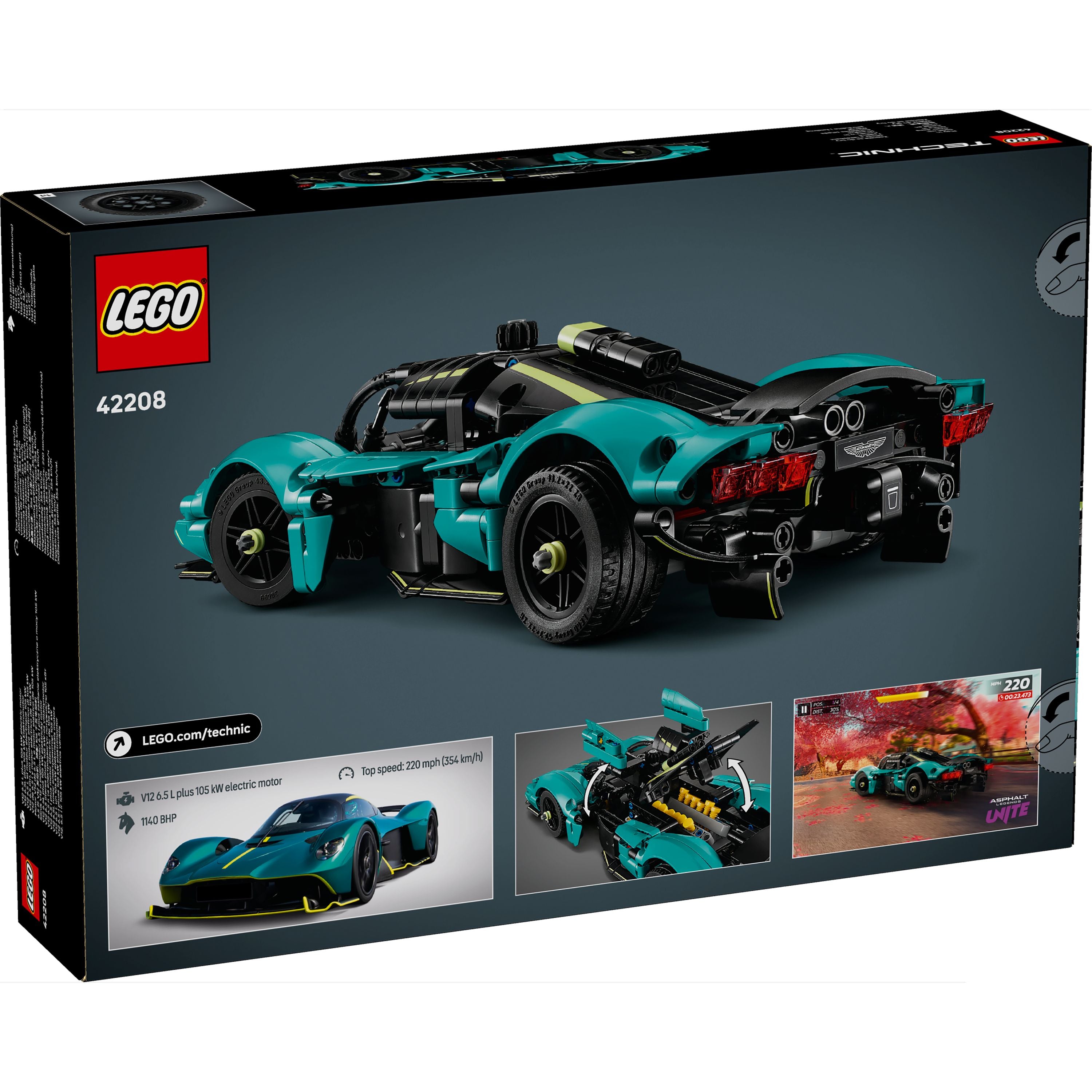 LEGO 42208 Technic Aston Martin Valkyrie