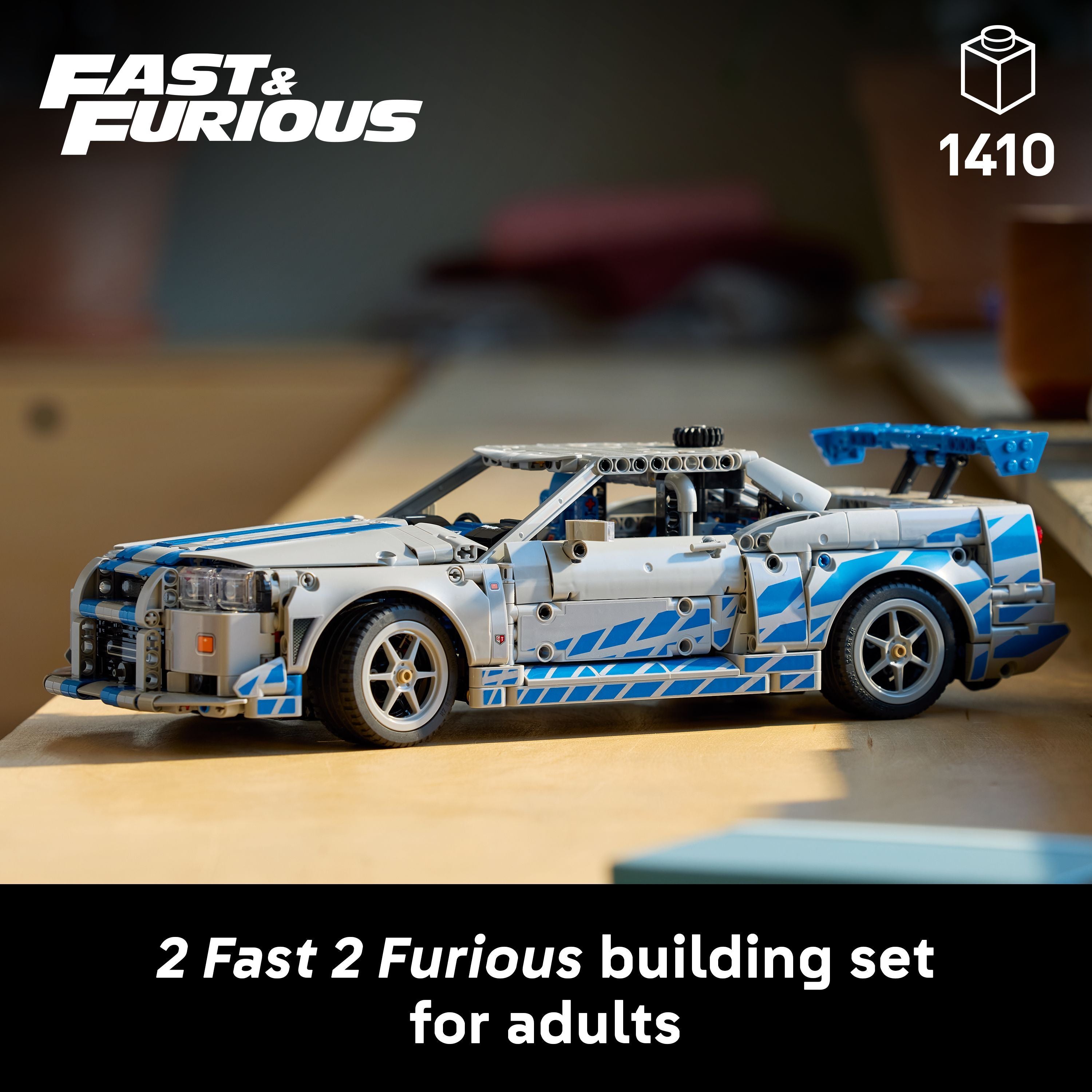LEGO 42210 Technic 2 Fast 2 Furious Nissan Skyline GT-R (R34) Car