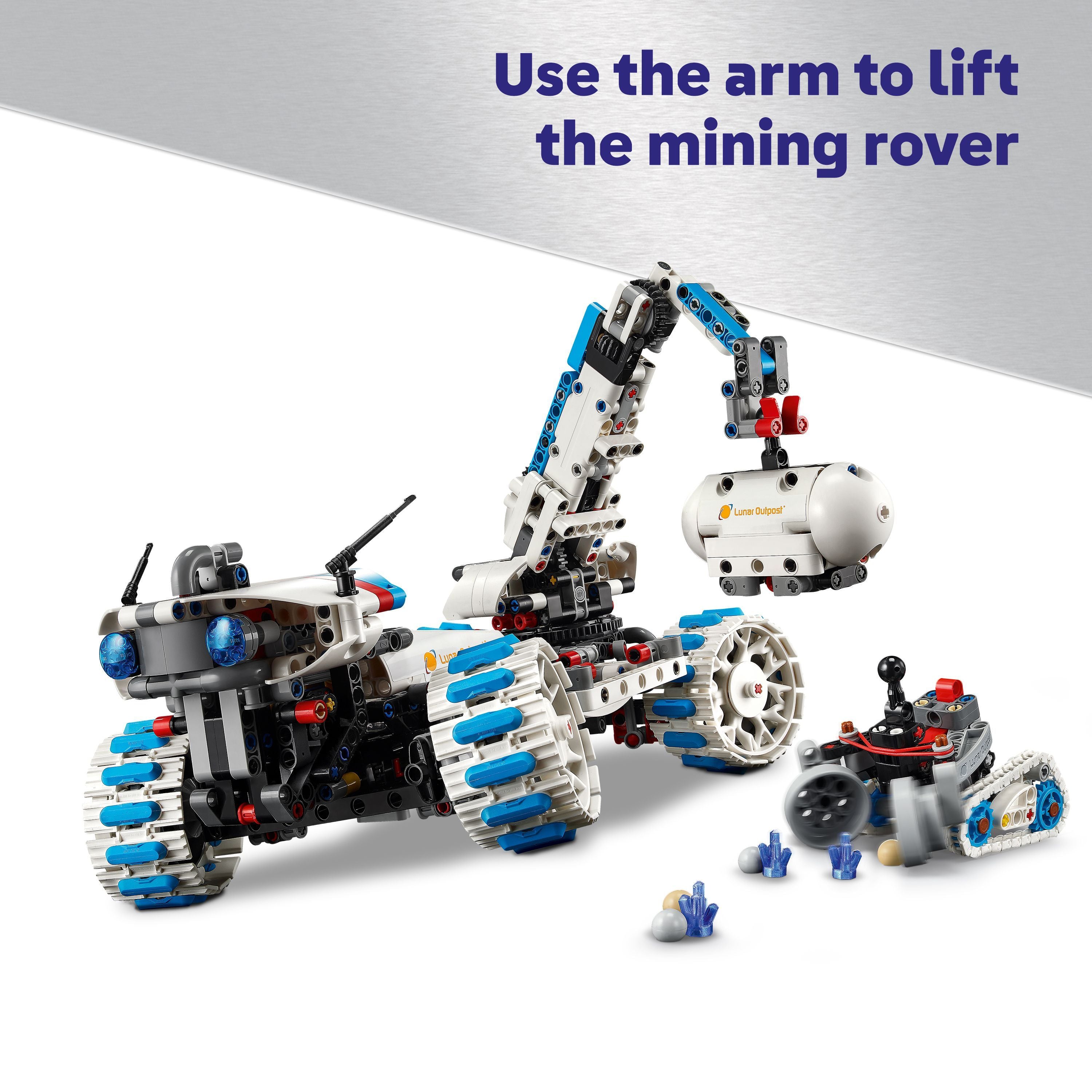 LEGO 42211 Technic Lunar Outpost Moon Rover Space Vehicle