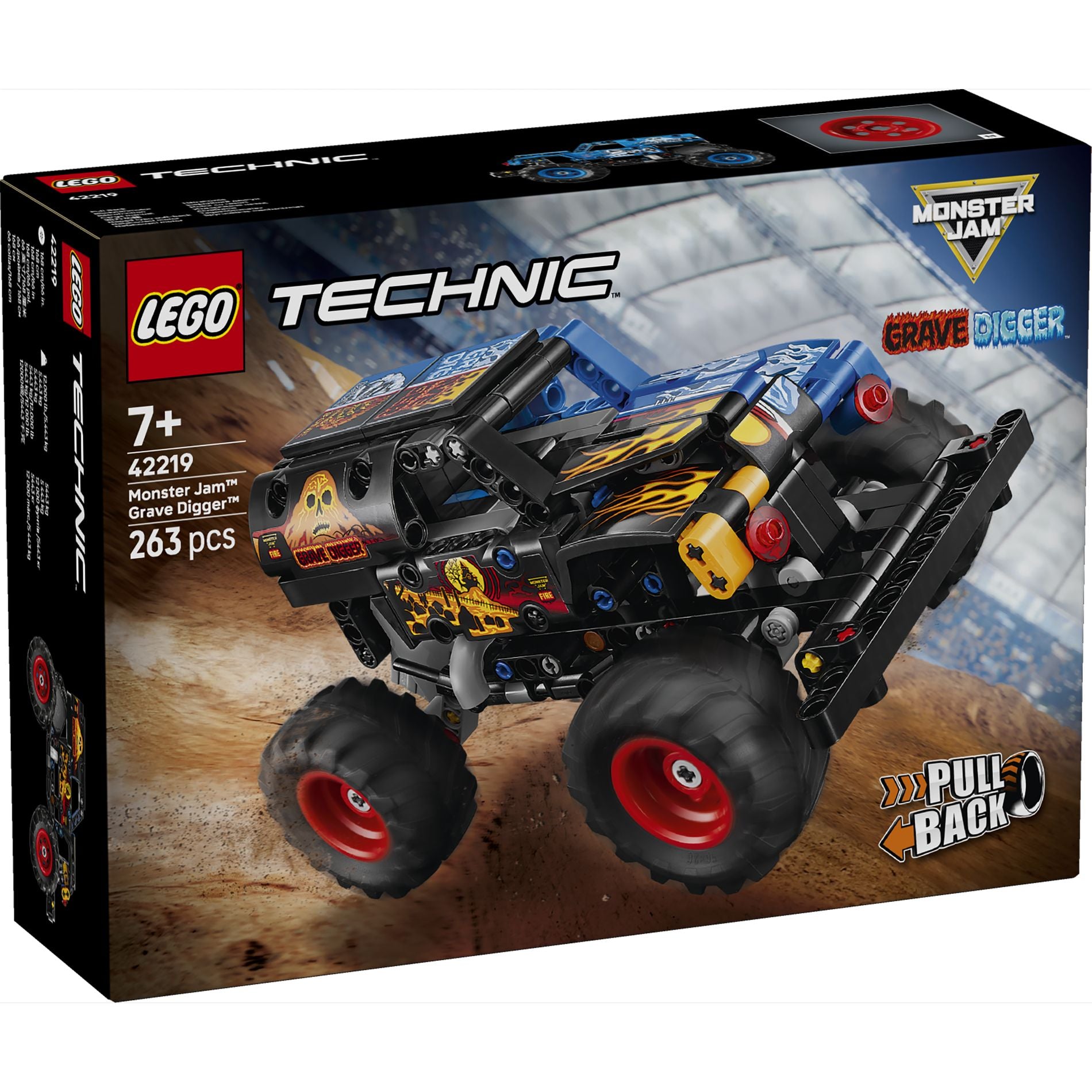 LEGO 42219 Technic Monster Jam Grave Digger Fire and Ice