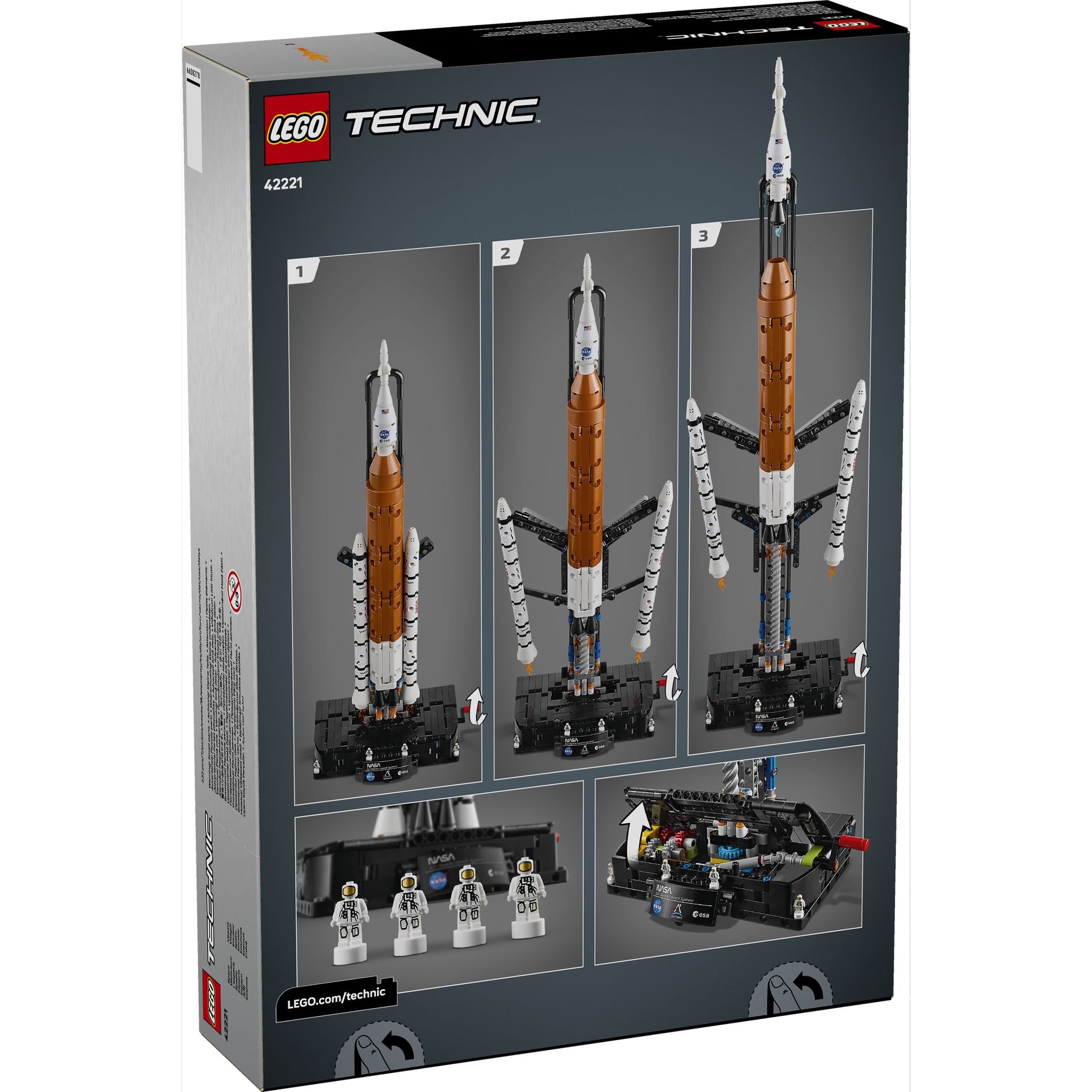 LEGO 42221 Technic NASA Artemis Space Launch System Rocket