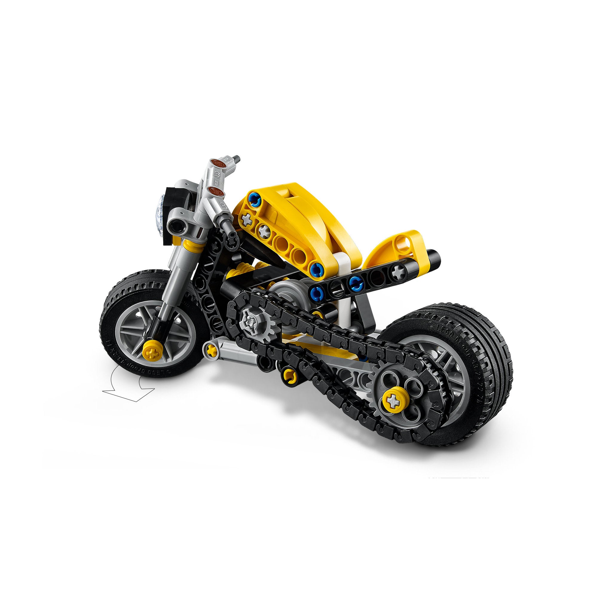 LEGO 42225 Technic Yellow Motorcycle - Toyworld NZ