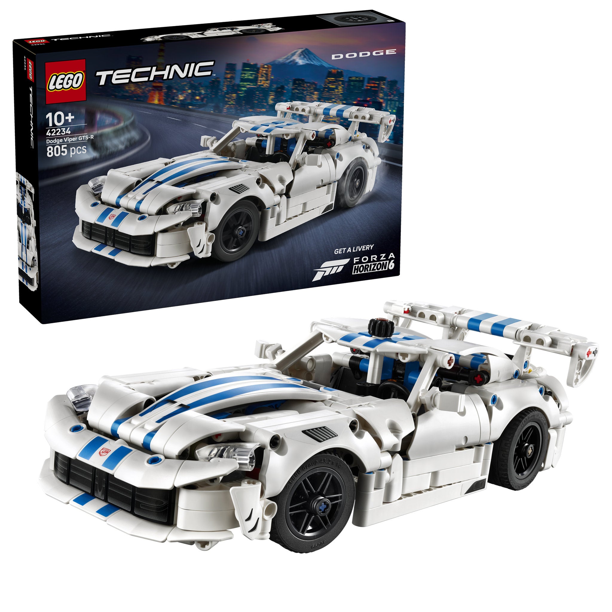 LEGO 42234 Technic Dodge Viper GTS-R Sports Car