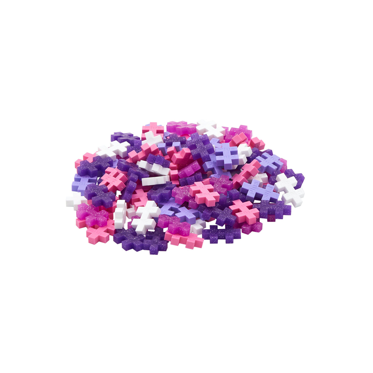 Plus Plus Glitter Mix - 100Pc Tube - Toyworld NZ