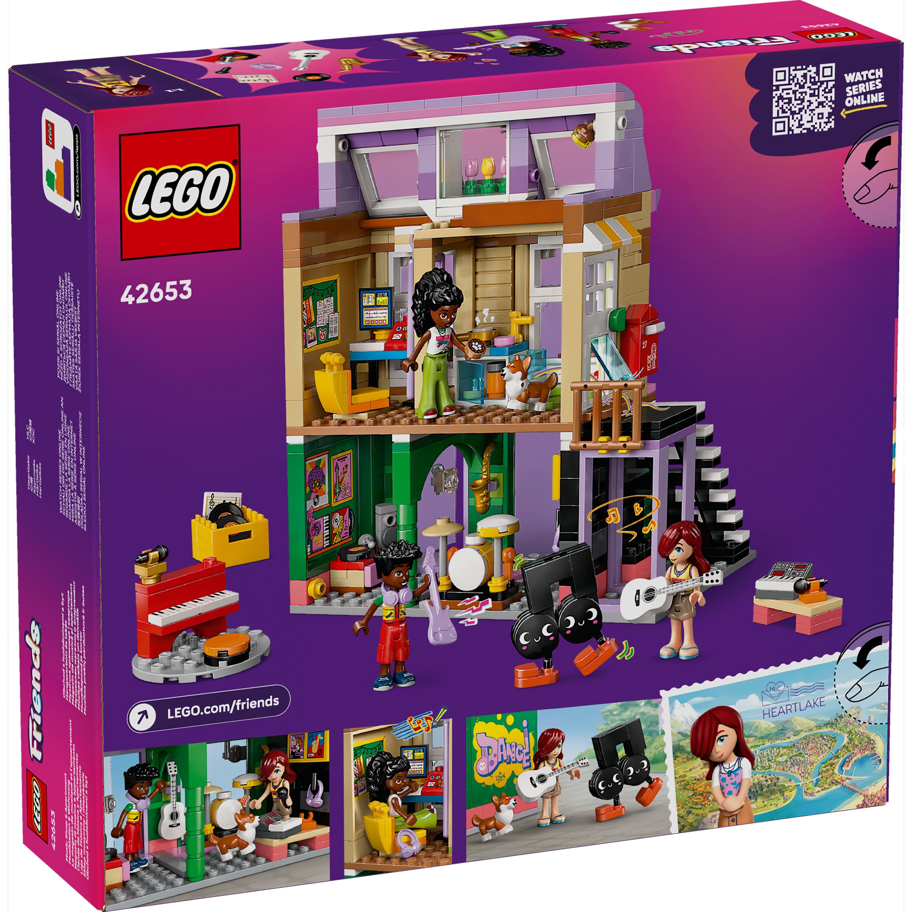 LEGO 42653 Friends Music Shop & Apartment