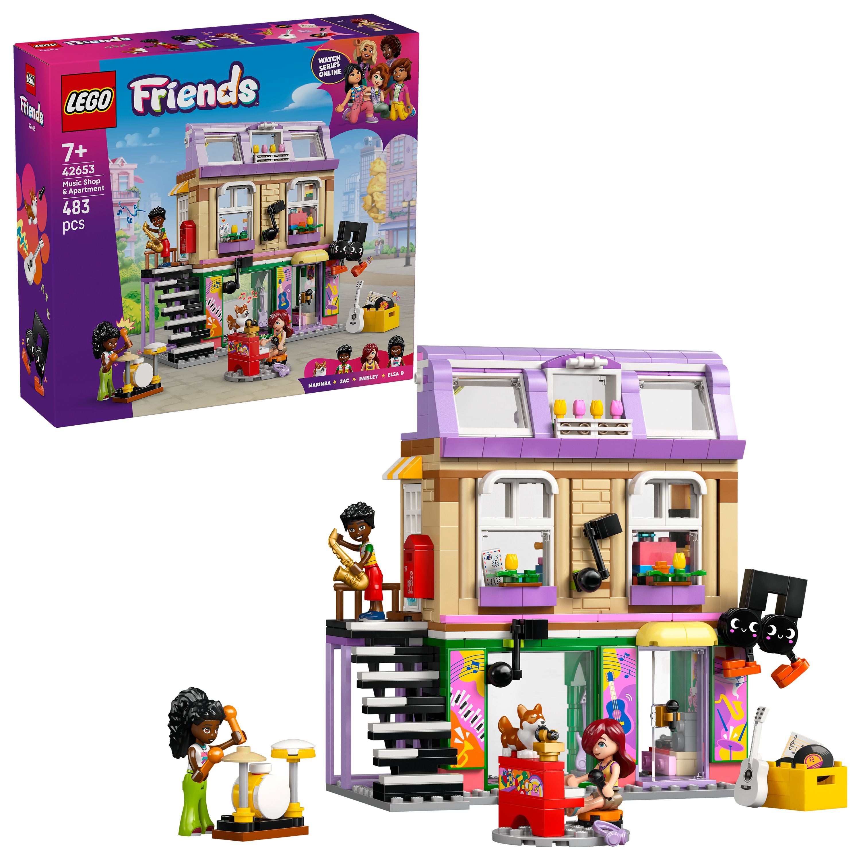 LEGO 42653 Friends Music Shop & Apartment
