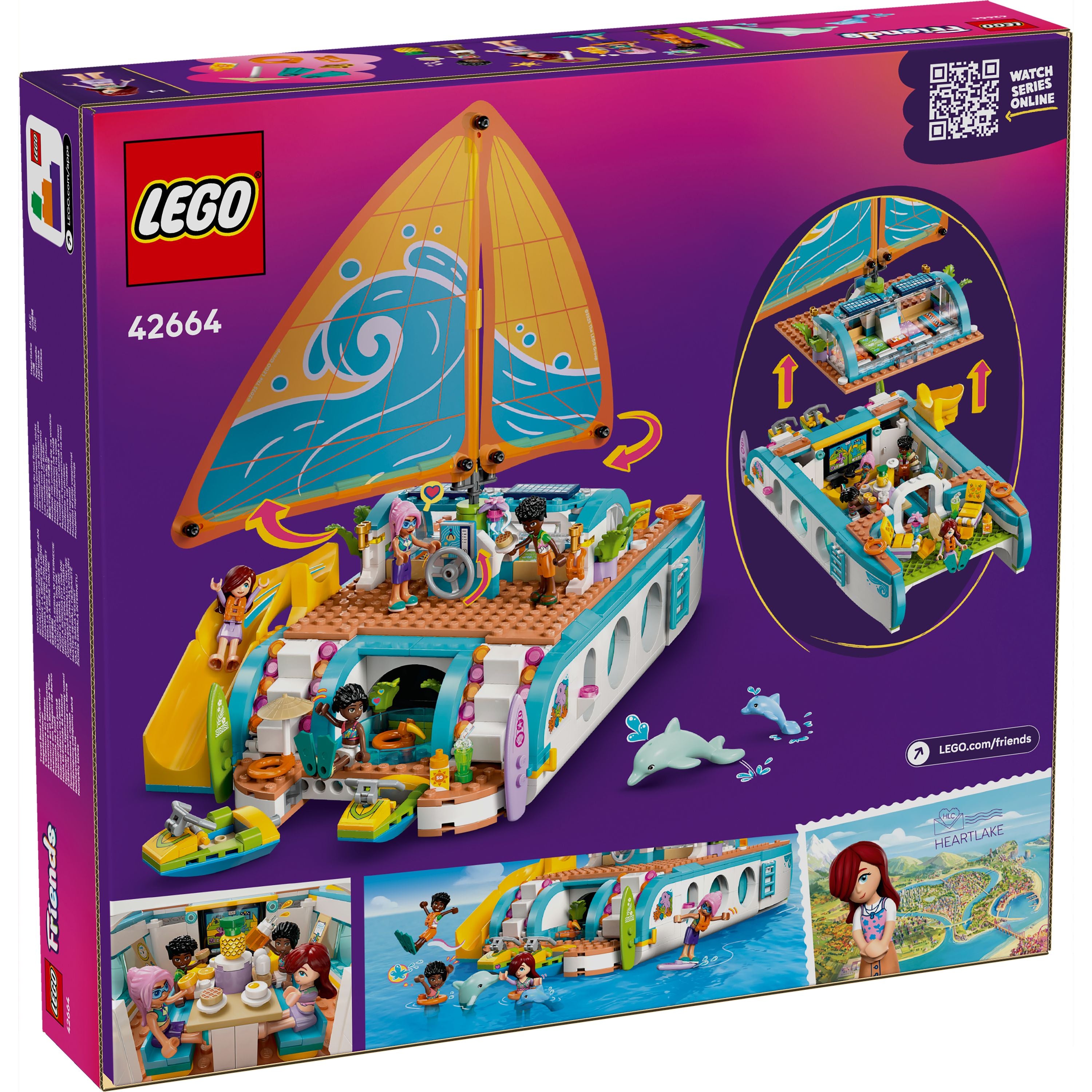 LEGO 42664 Friends Travel Boat Adventure