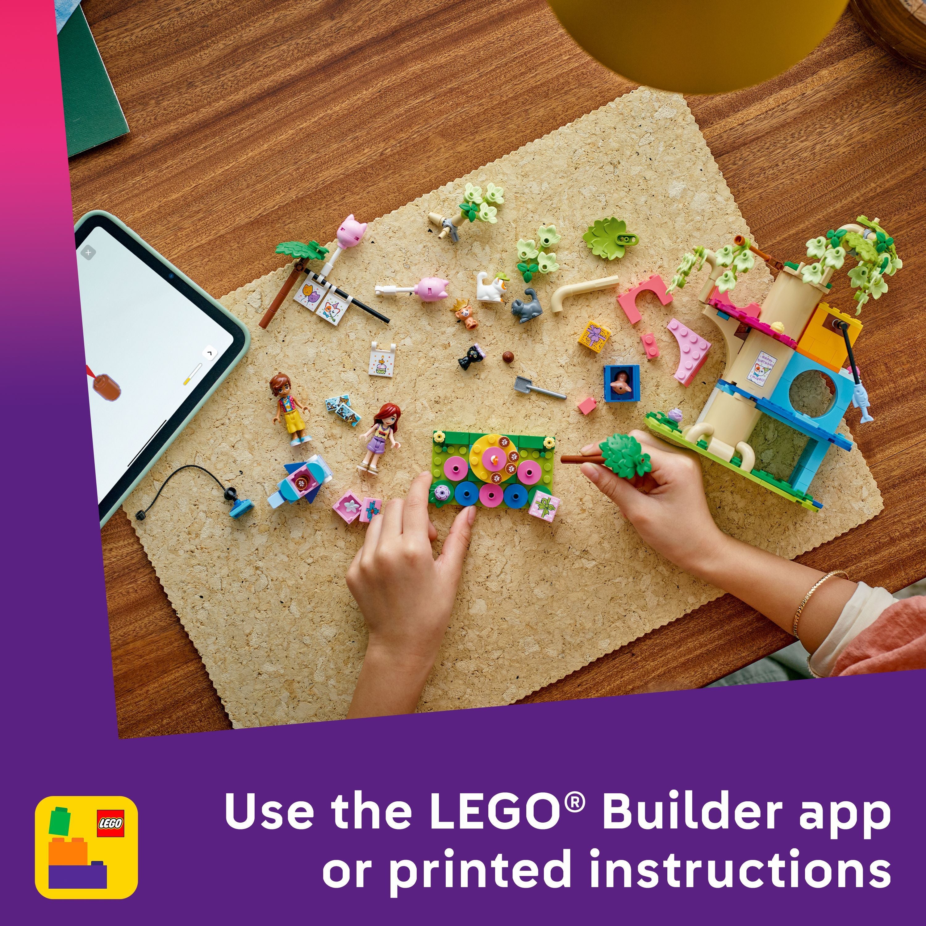 LEGO 42666 Friends Cat Birthday Party & Tree House