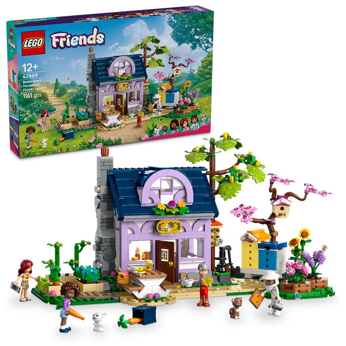 LEGO 42669 Friends Beekeepers' House and Flower Garden