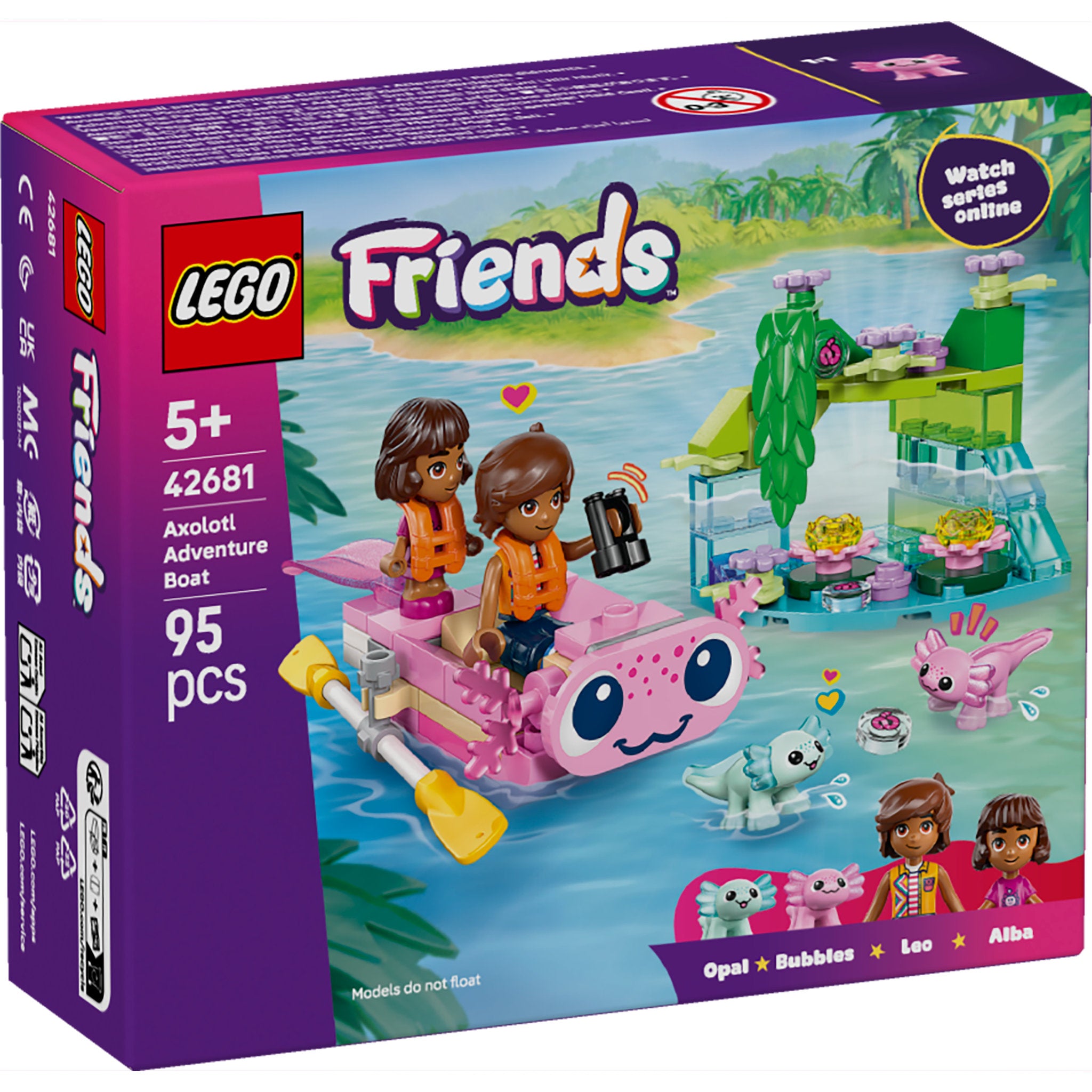 LEGO 42681 Friends Axolotl Adventure Boat