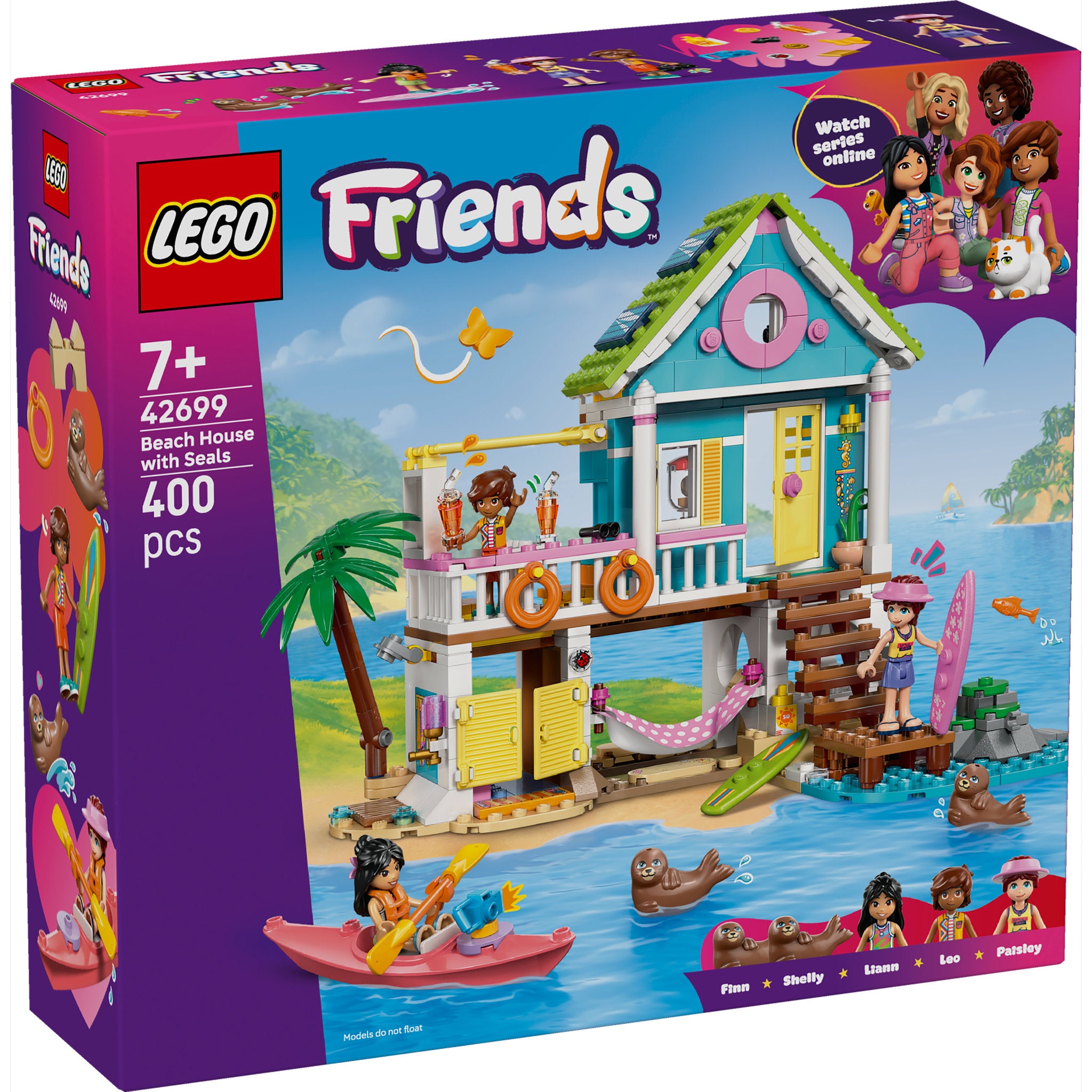 LEGO 42699 Friends Beach House With Seals