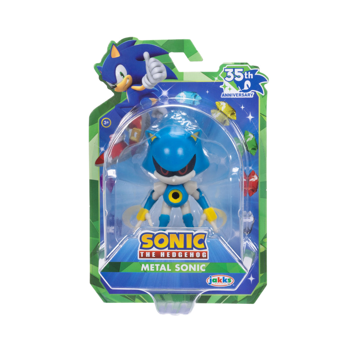 Sonic the Hedgehog 35th Anniversary 2.5 Inch Action Figure Wave 24 Metal Sonic