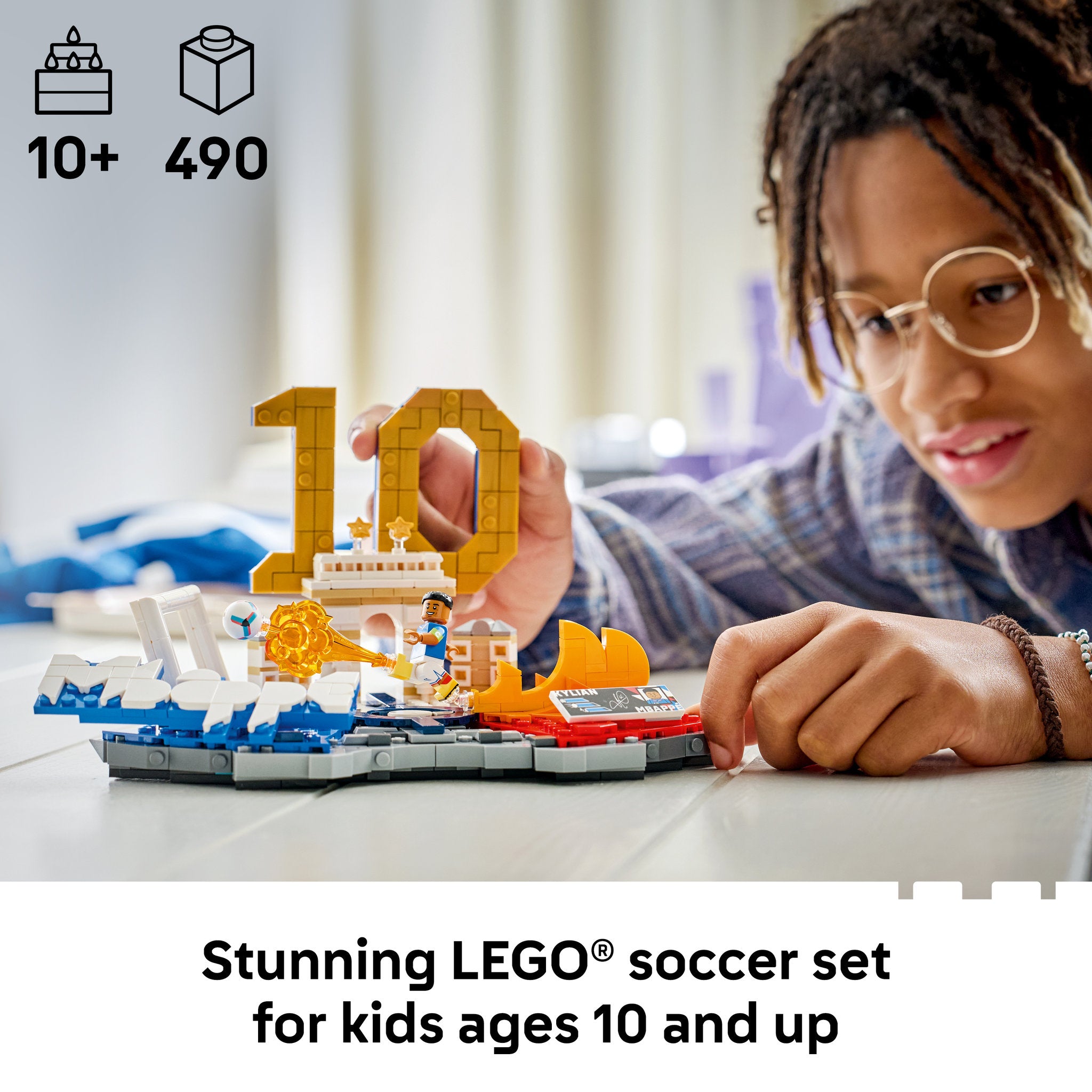 LEGO 43013 Editions Football Kylian Mbappé - Soccer Highlights