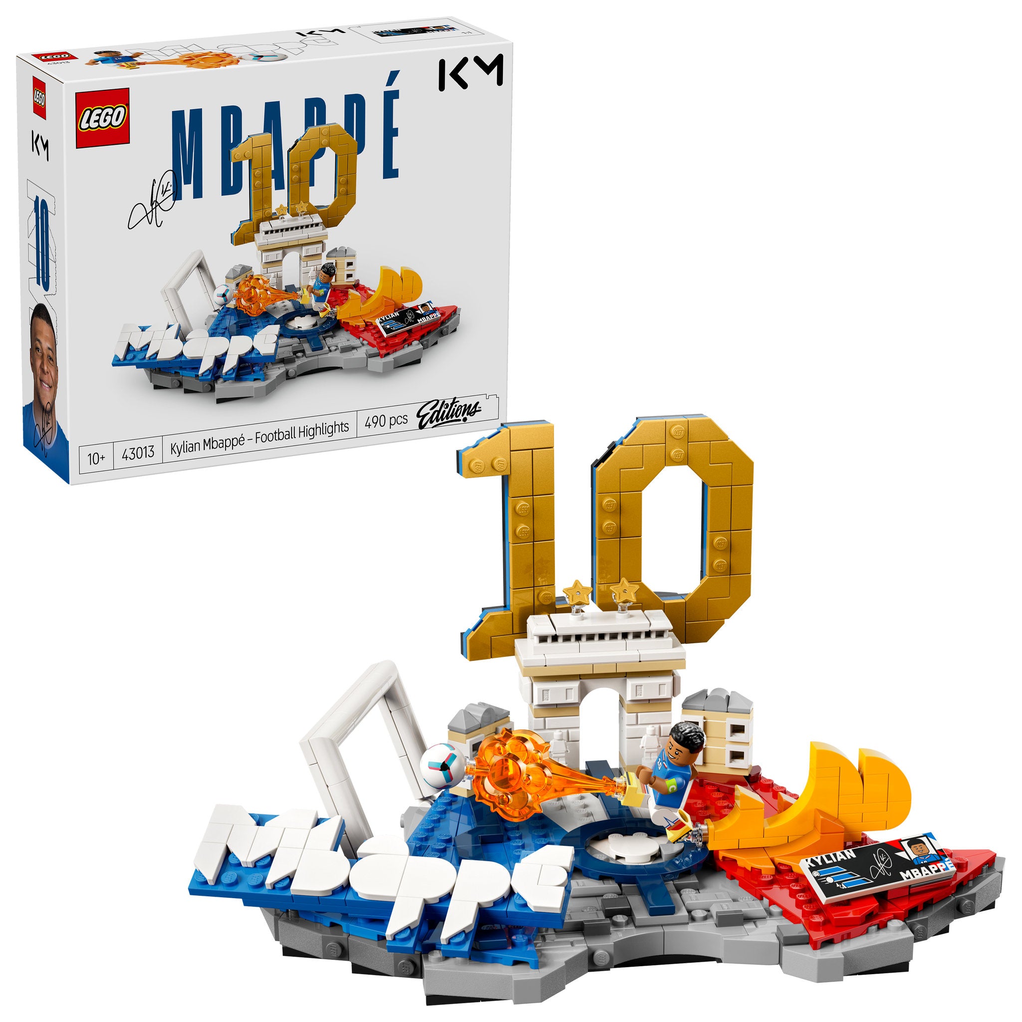 LEGO 43013 Editions Football Kylian Mbappé - Soccer Highlights