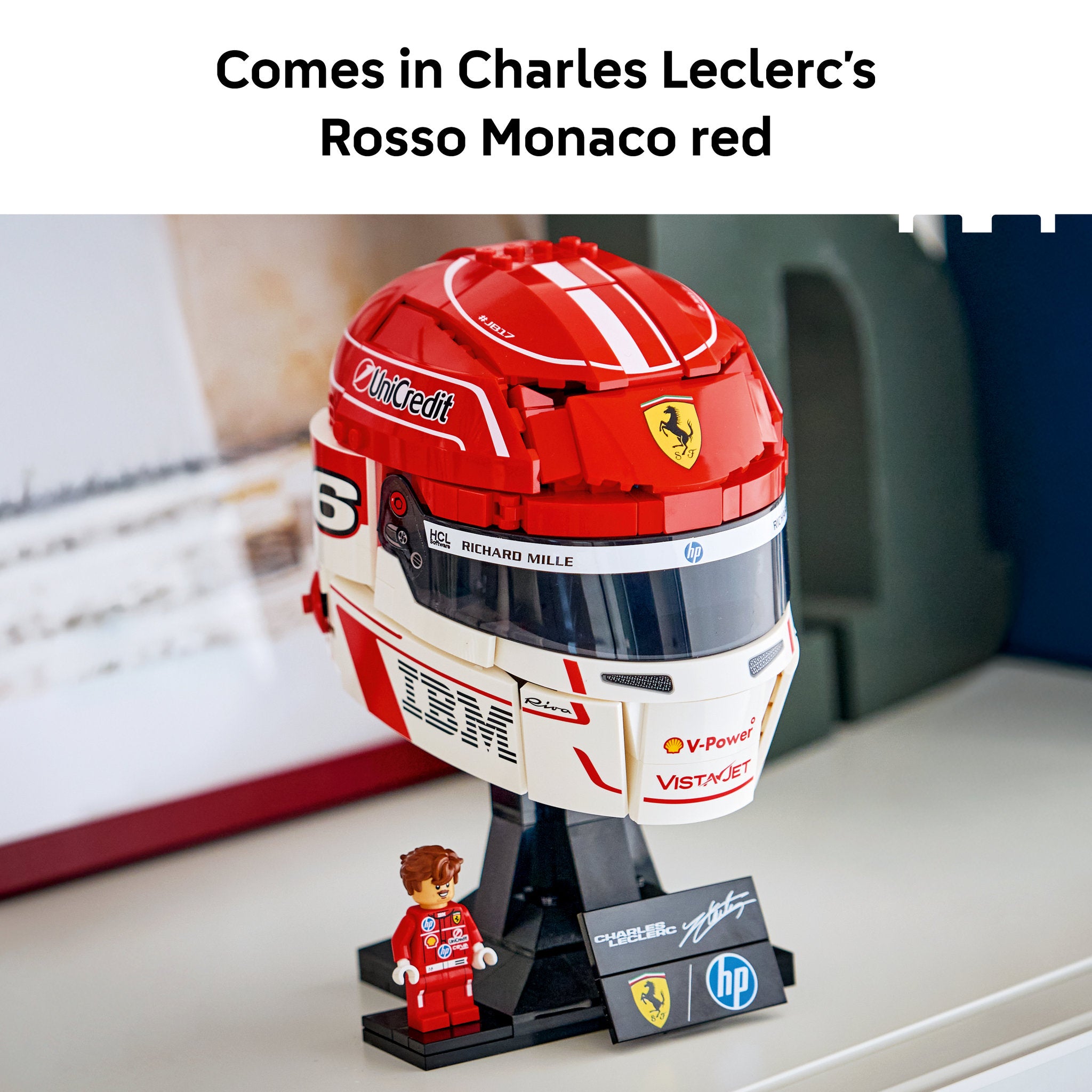 LEGO 43014 Editions Formula 1 Scuderia Ferrari HP Charles Leclerc Helmet