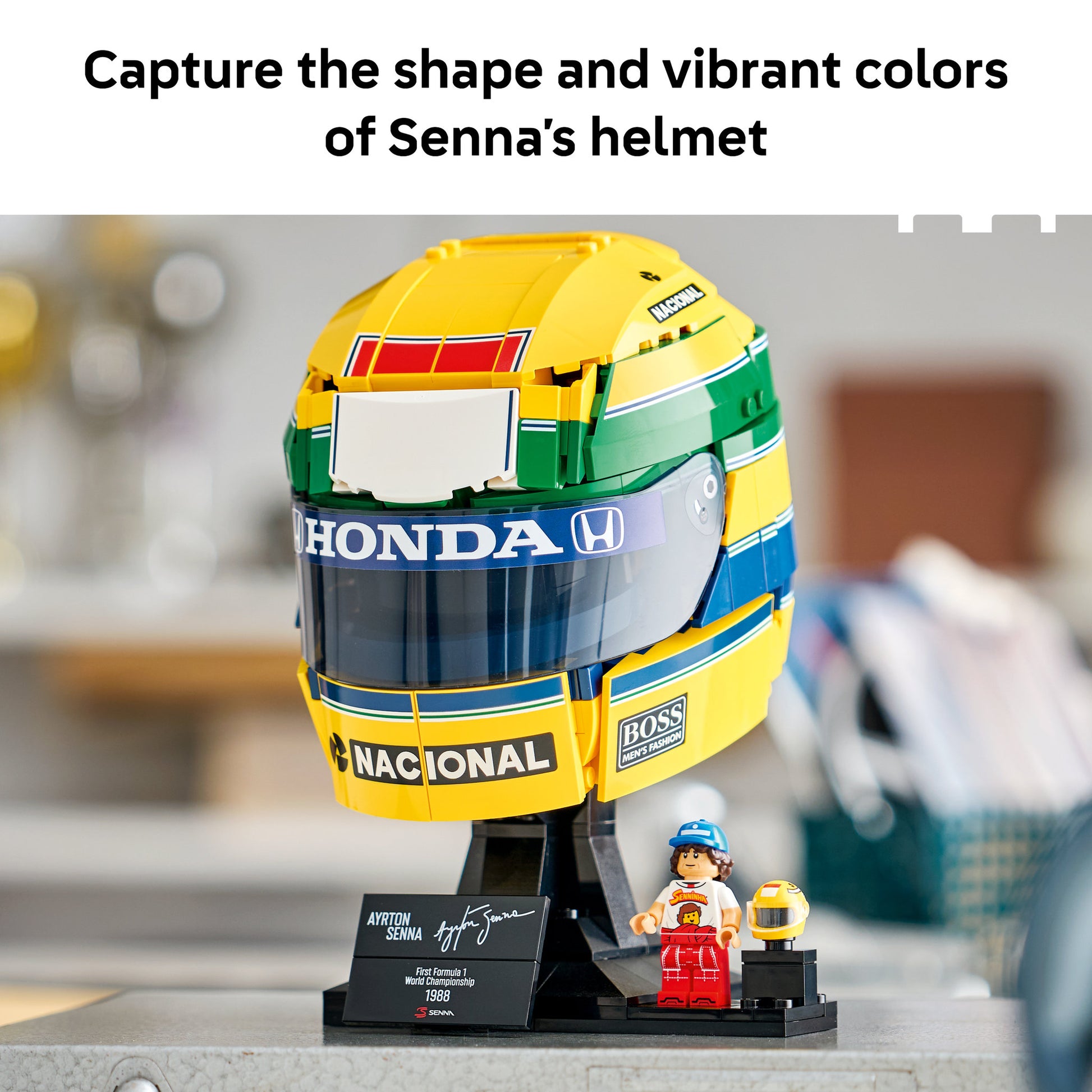 LEGO 43024 Editions Formula 1 Ayrton Senna Helmet - Toyworld NZ