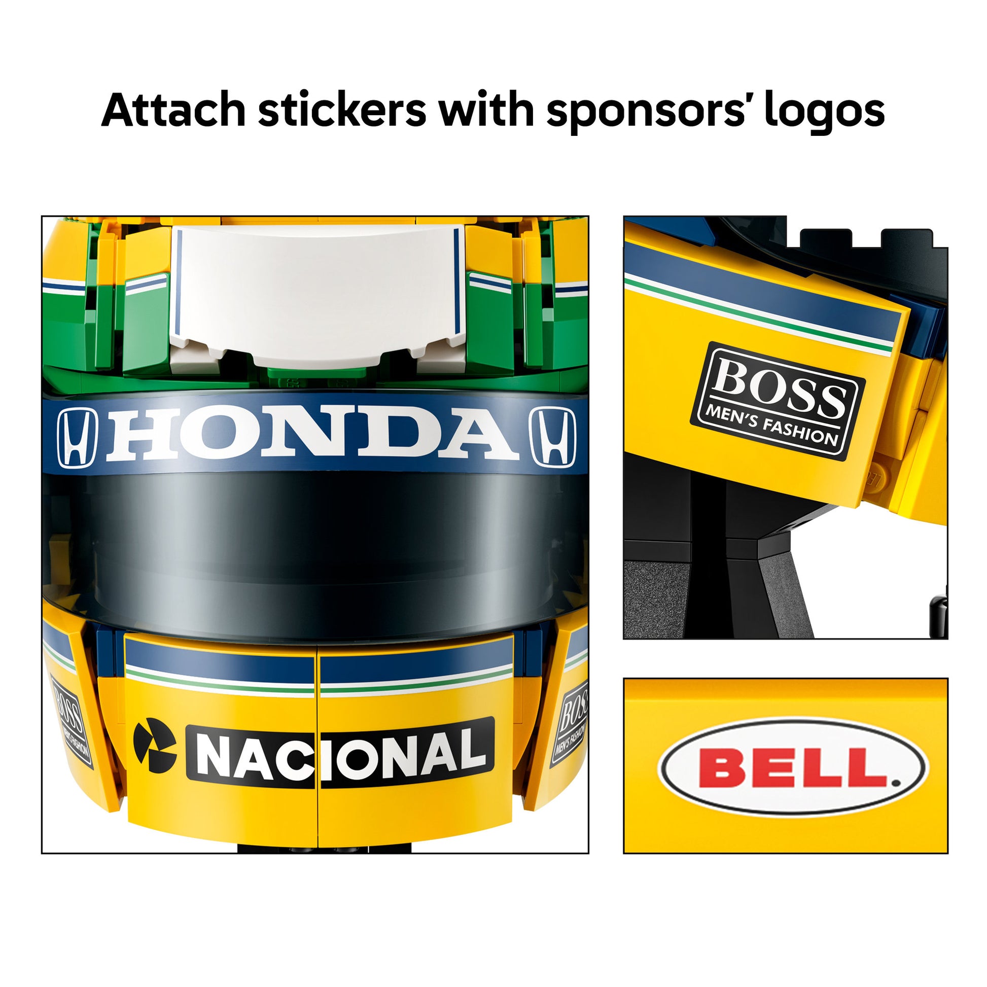 LEGO 43024 Editions Formula 1 Ayrton Senna Helmet - Toyworld NZ