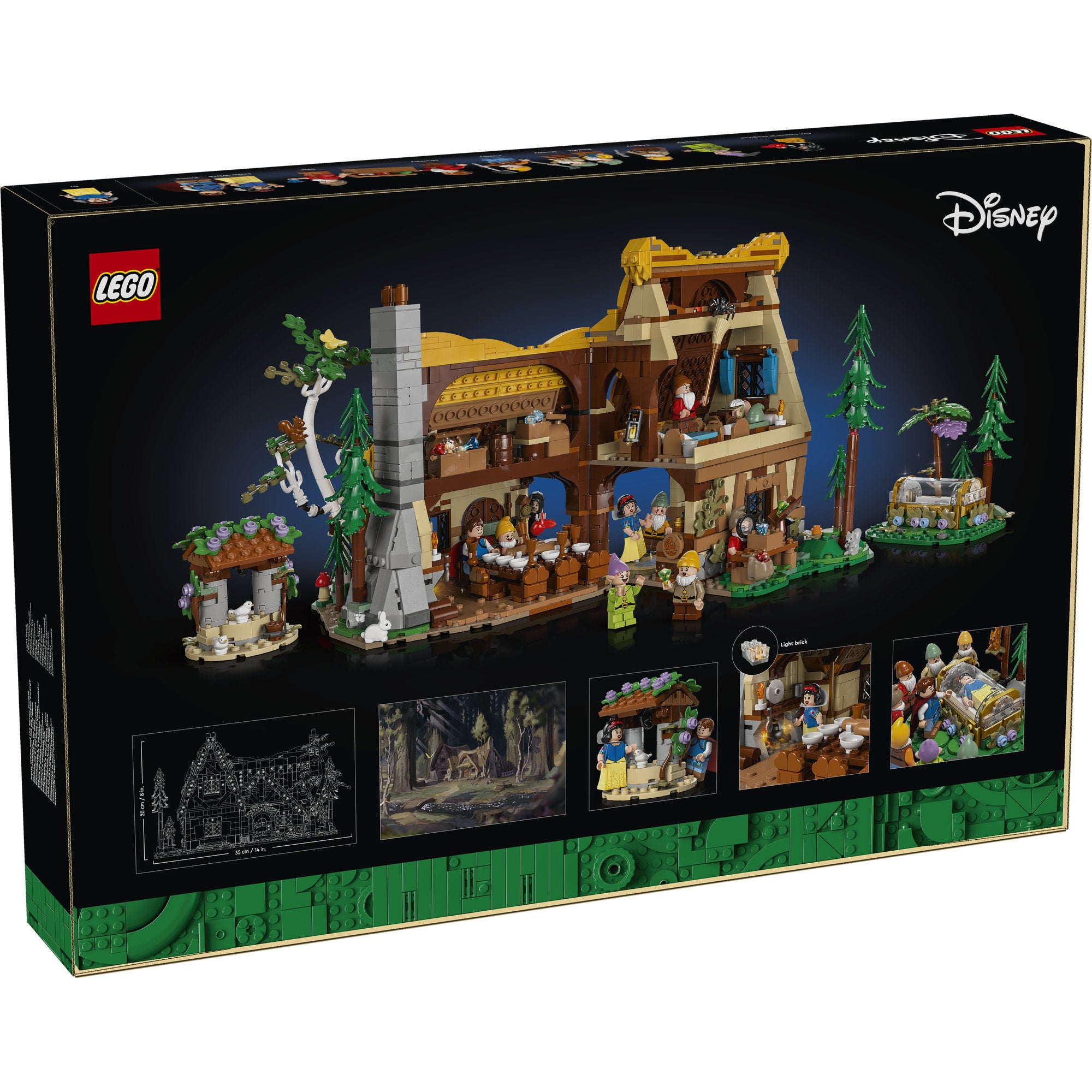 LEGO 43242 Disney Animation Snow White and the Seven Dwarfs Cottage