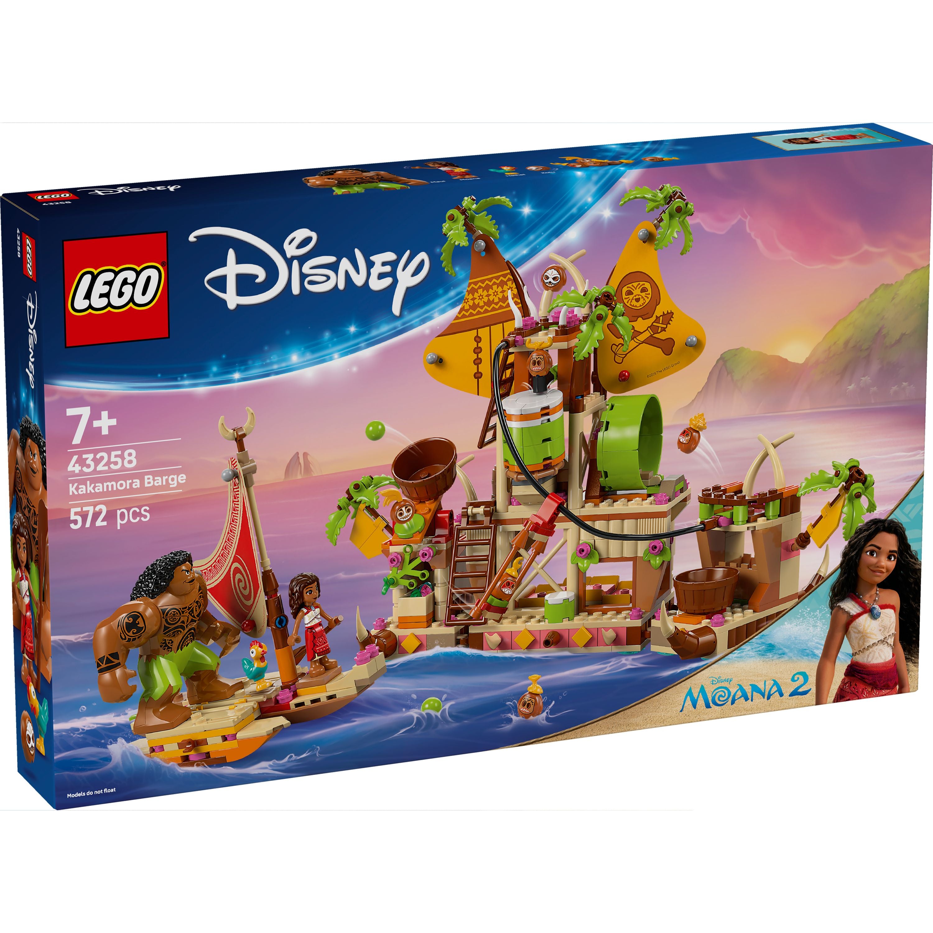 LEGO 43258 Disney Moana 2 Kakamora Barge