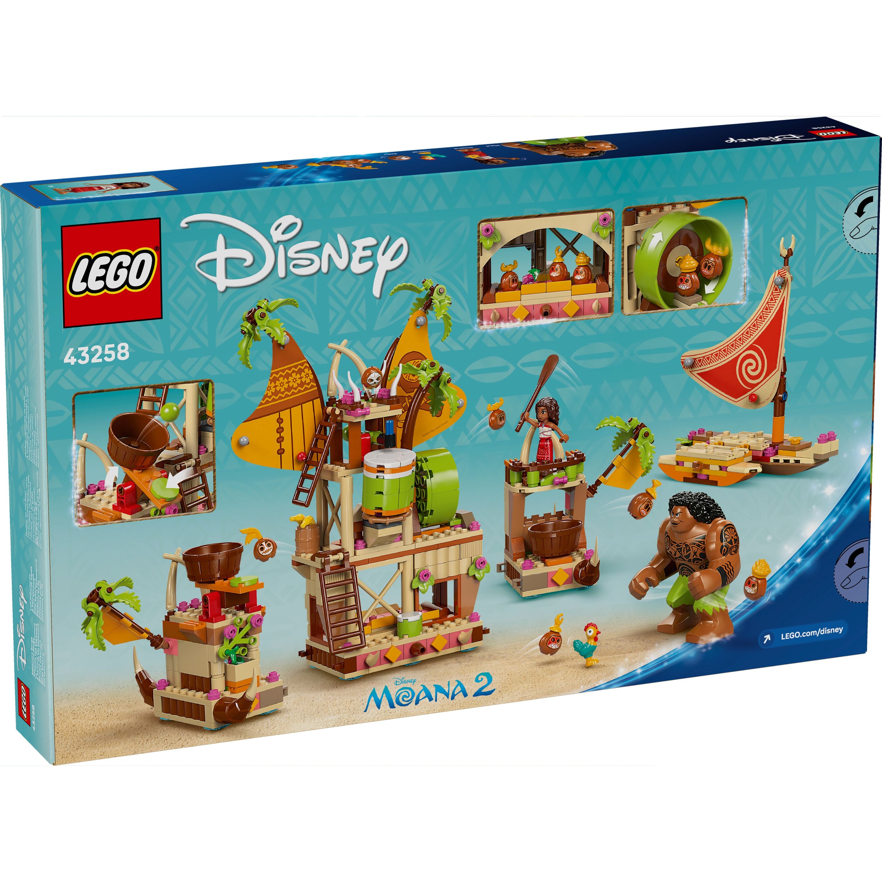 LEGO 43258 Disney Moana 2 Kakamora Barge